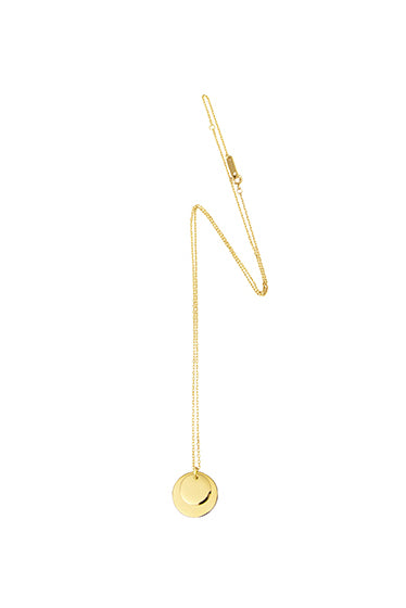 Double Coin Necklace - Gold
