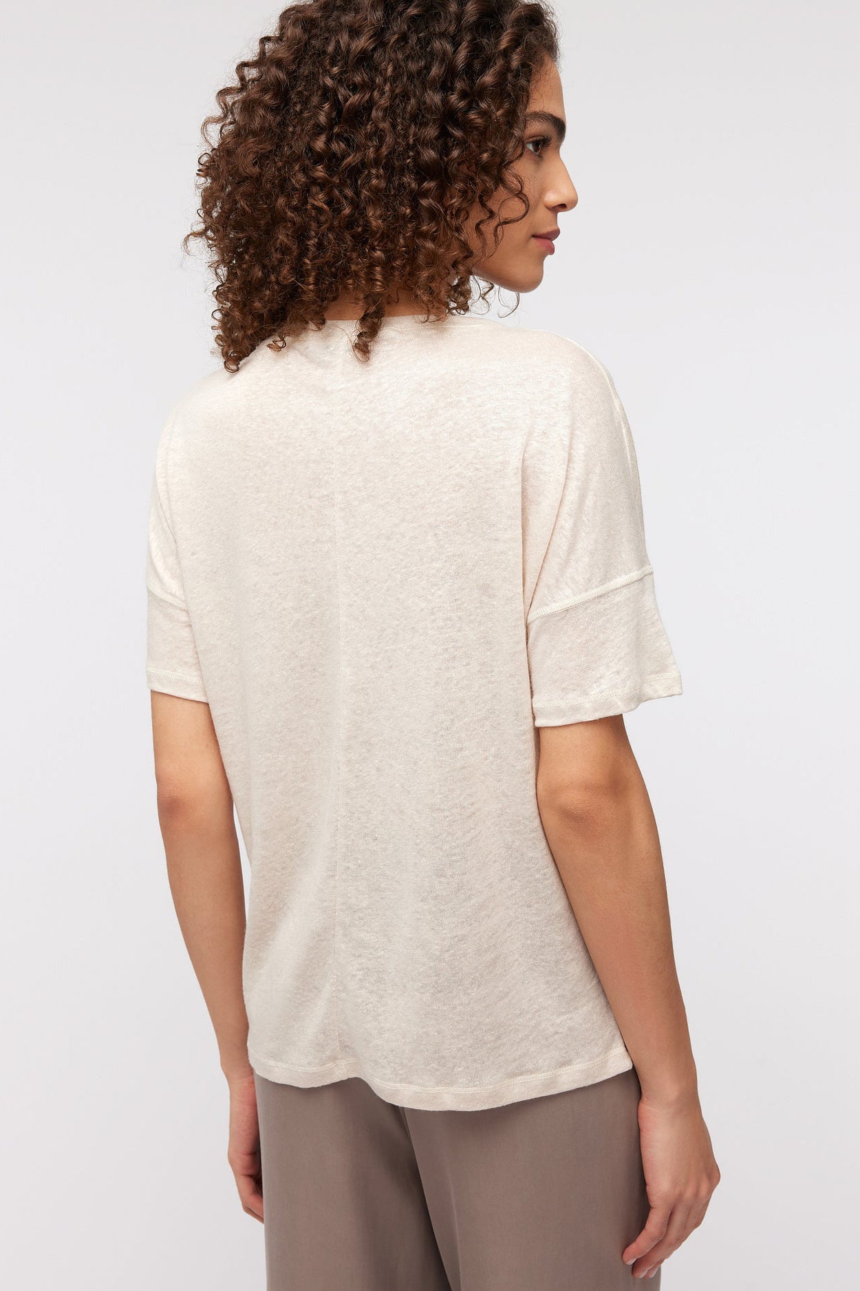 Knit-ted Emily T-Shirt - Sand - RUM Amsterdam