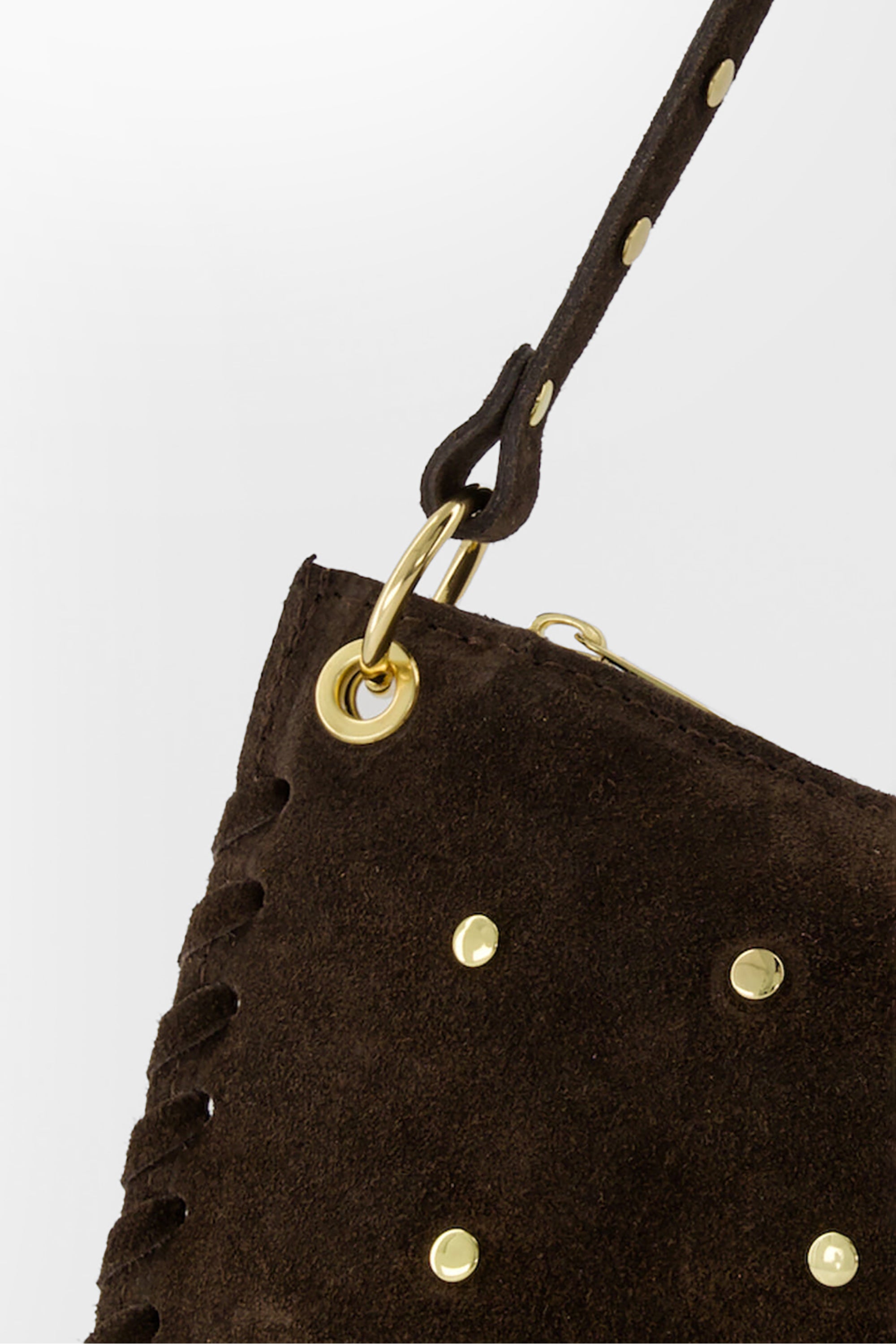 Emma Bag - Suede Dark Brown