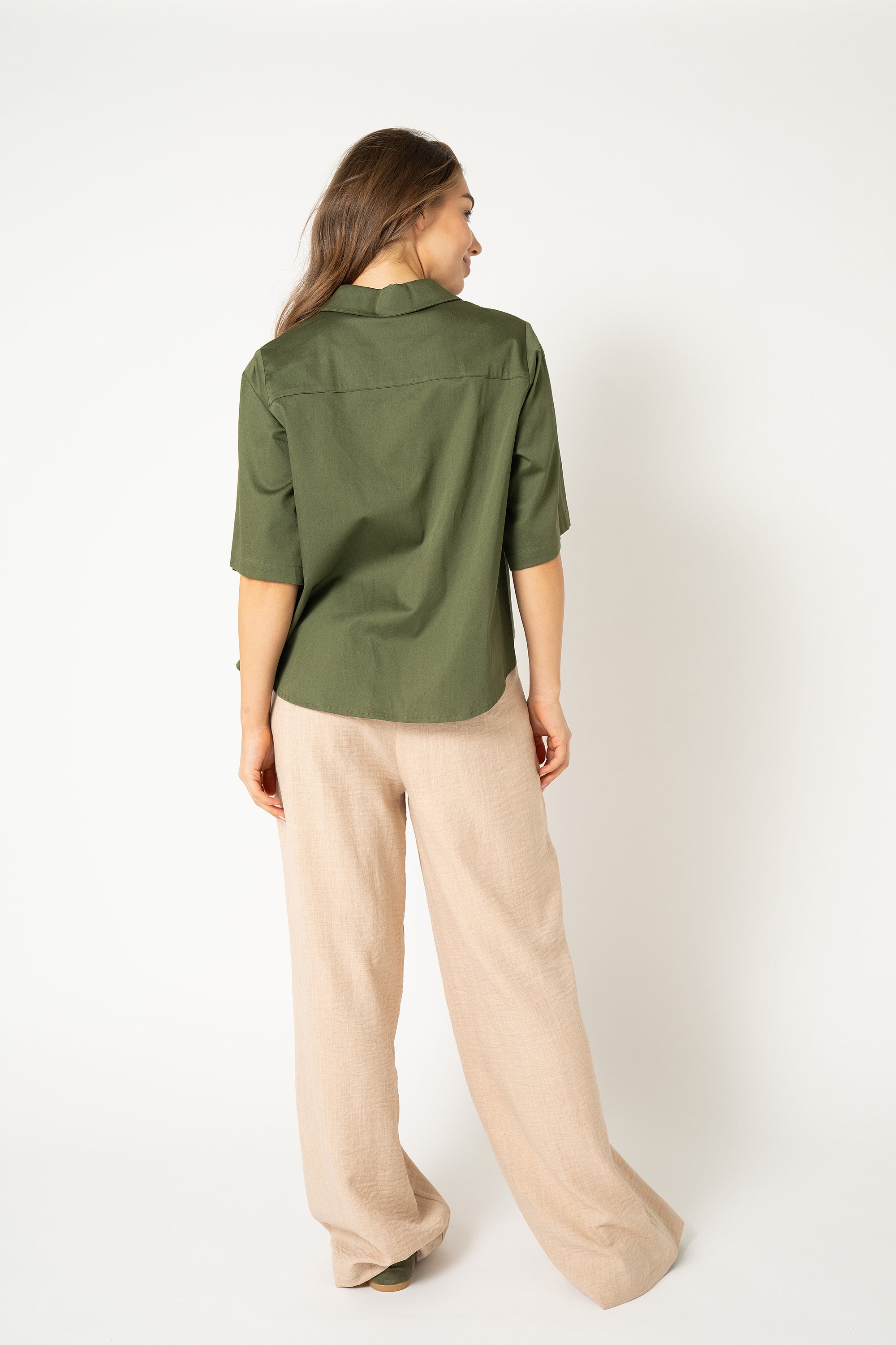 Alijah Blouse - Army Green