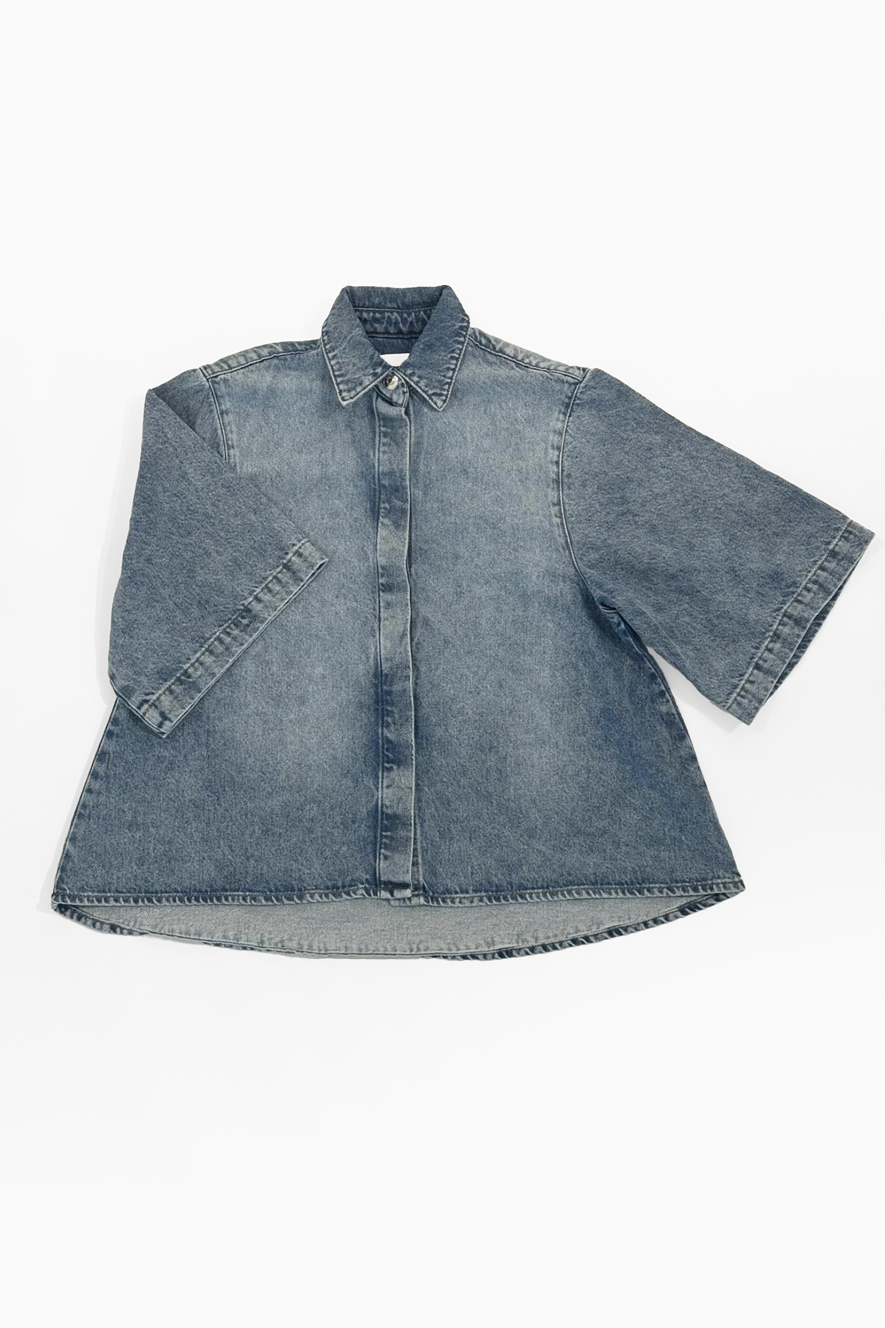 Alijah Blouse - Light Stone Blue