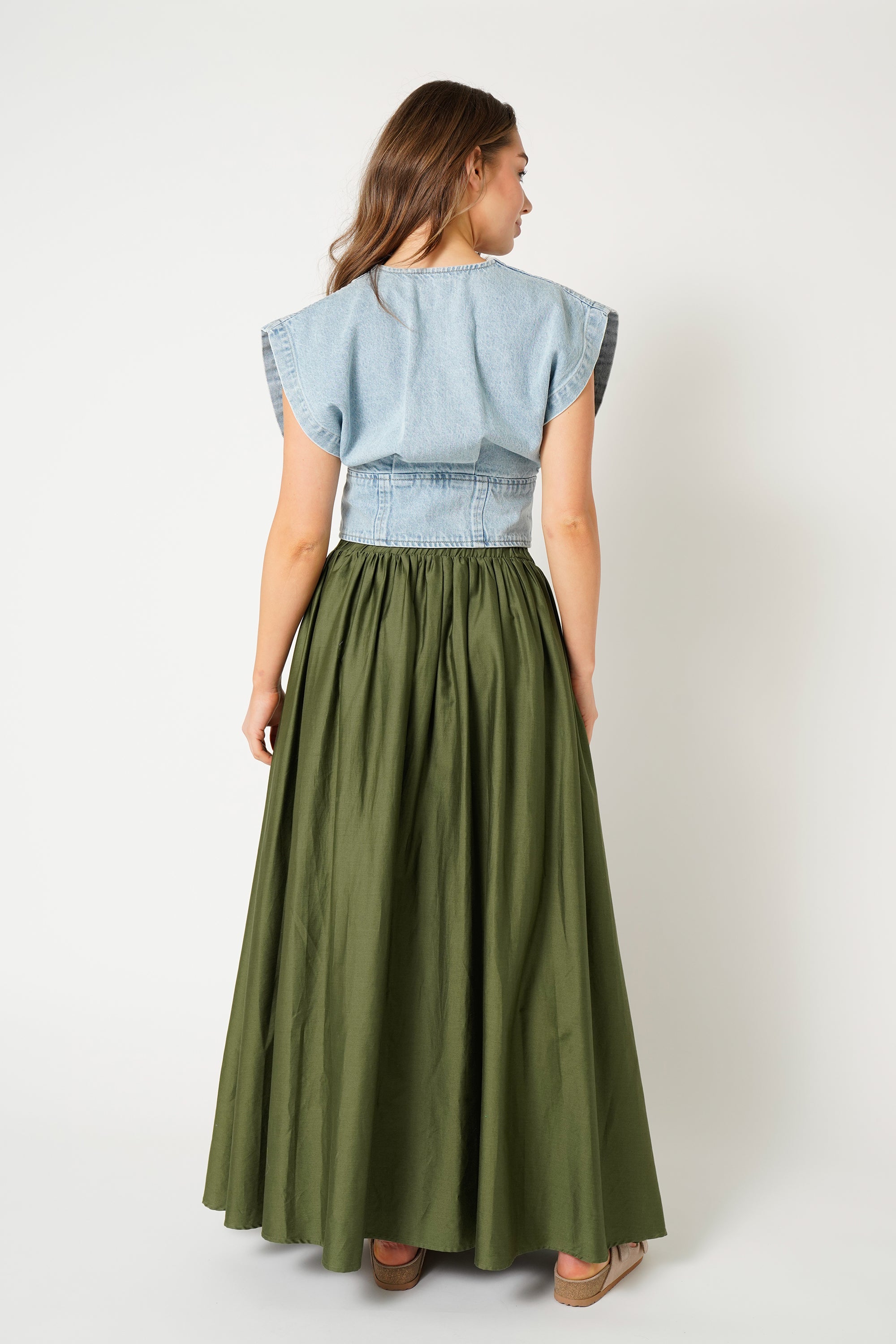 Aylin Skirt - Army Green