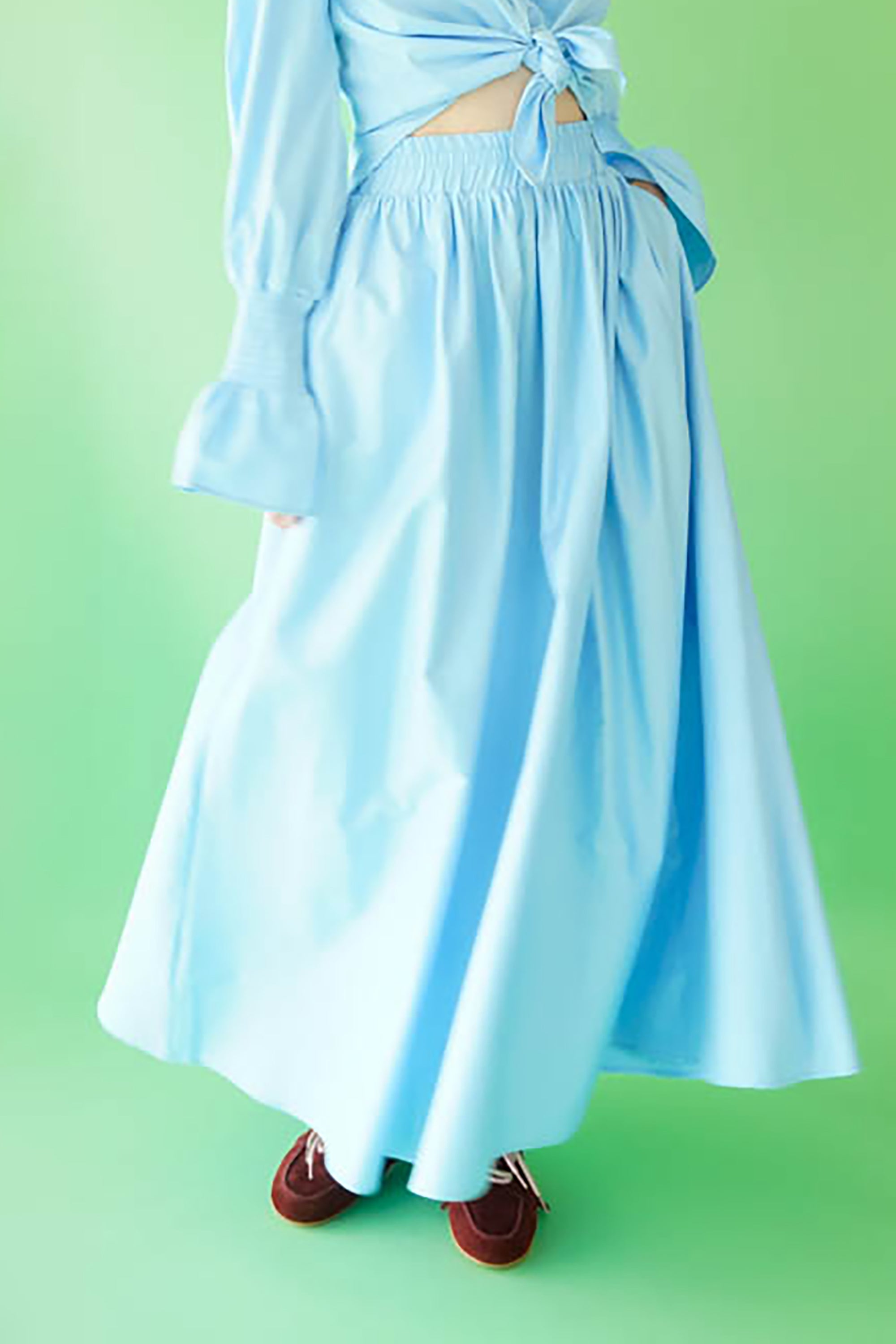 Aylin Skirt - Light Denim Blue