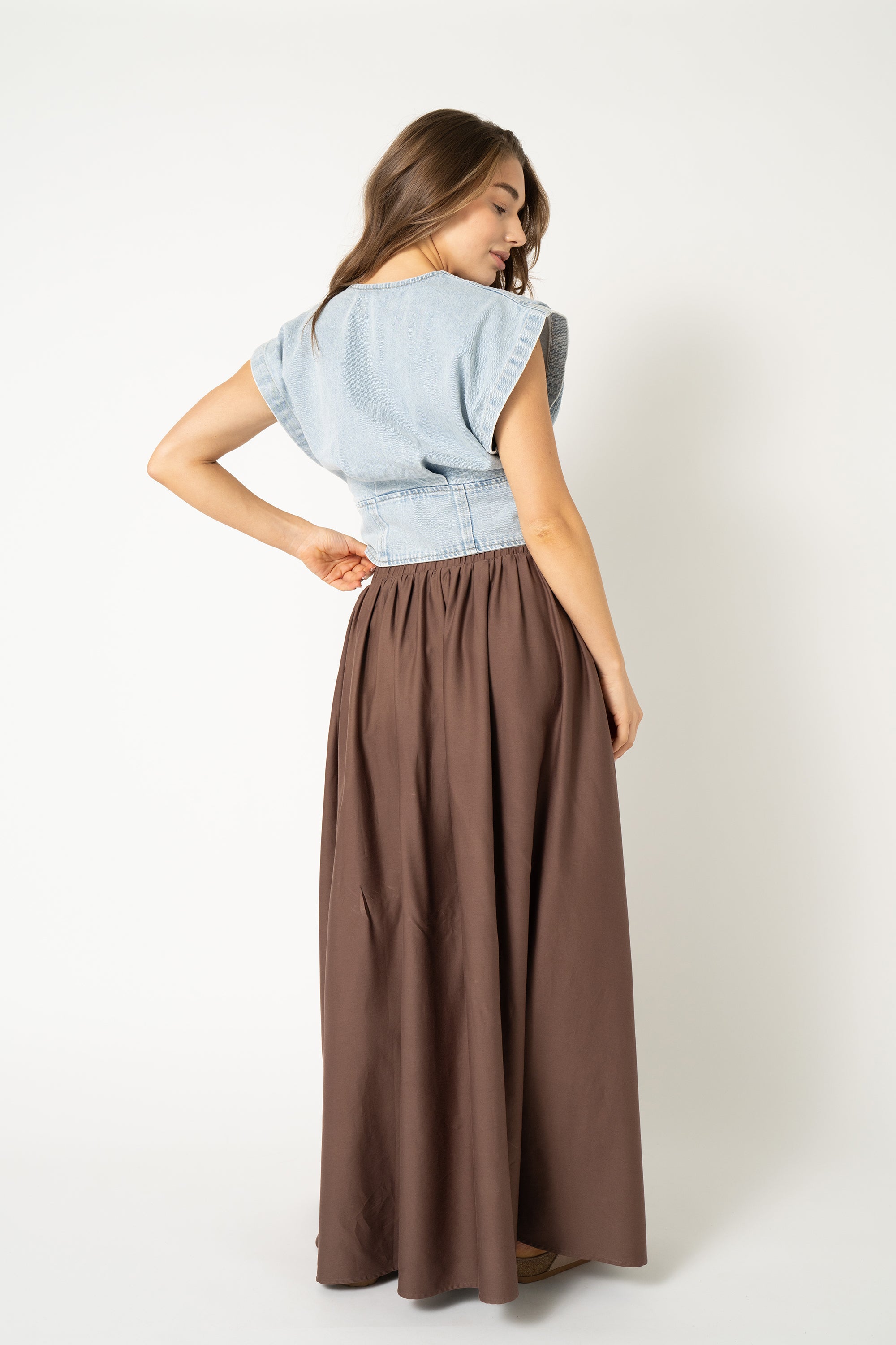 Aylin Skirt - Warm Brown