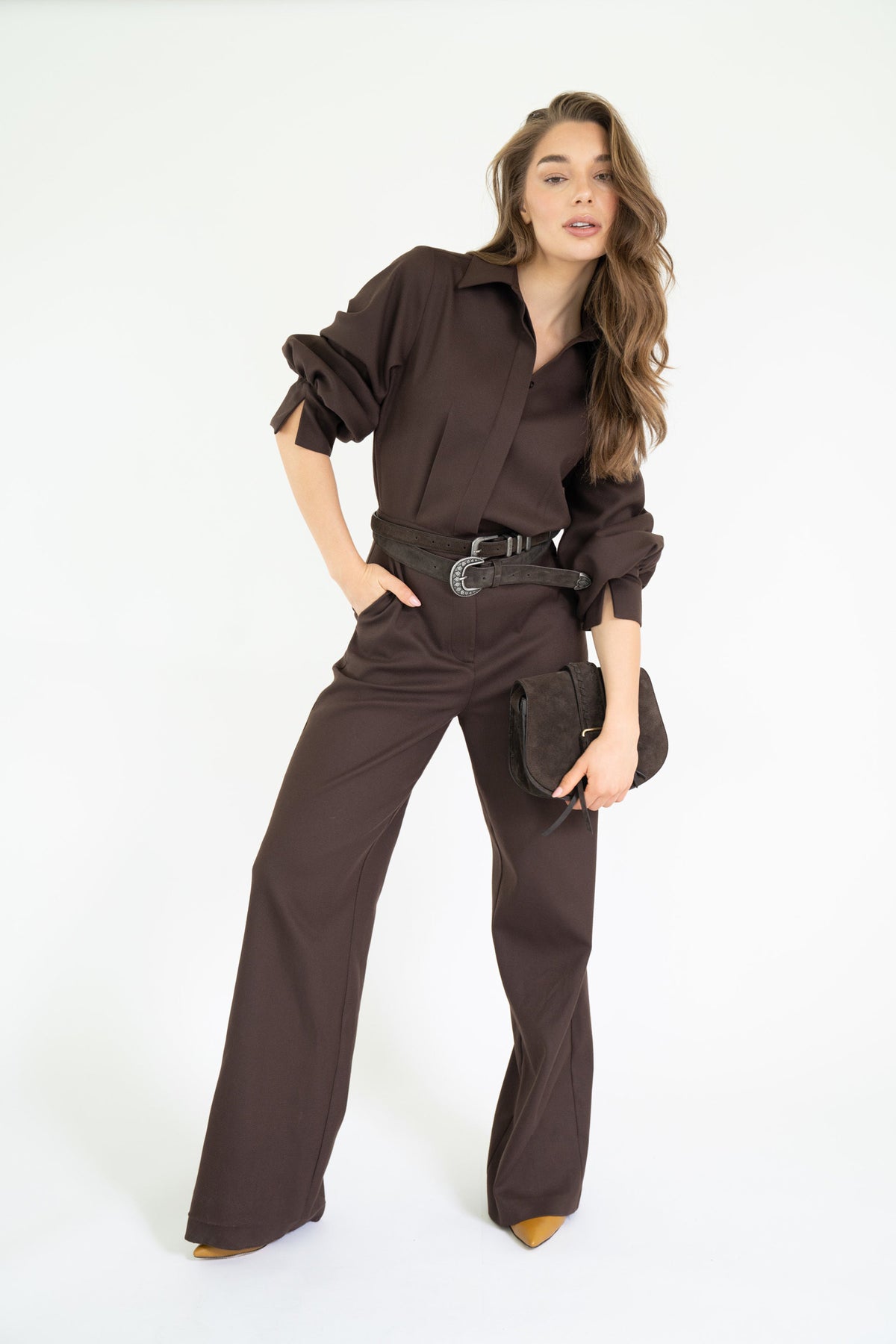 Imenny Jumpsuit - Dark Brown