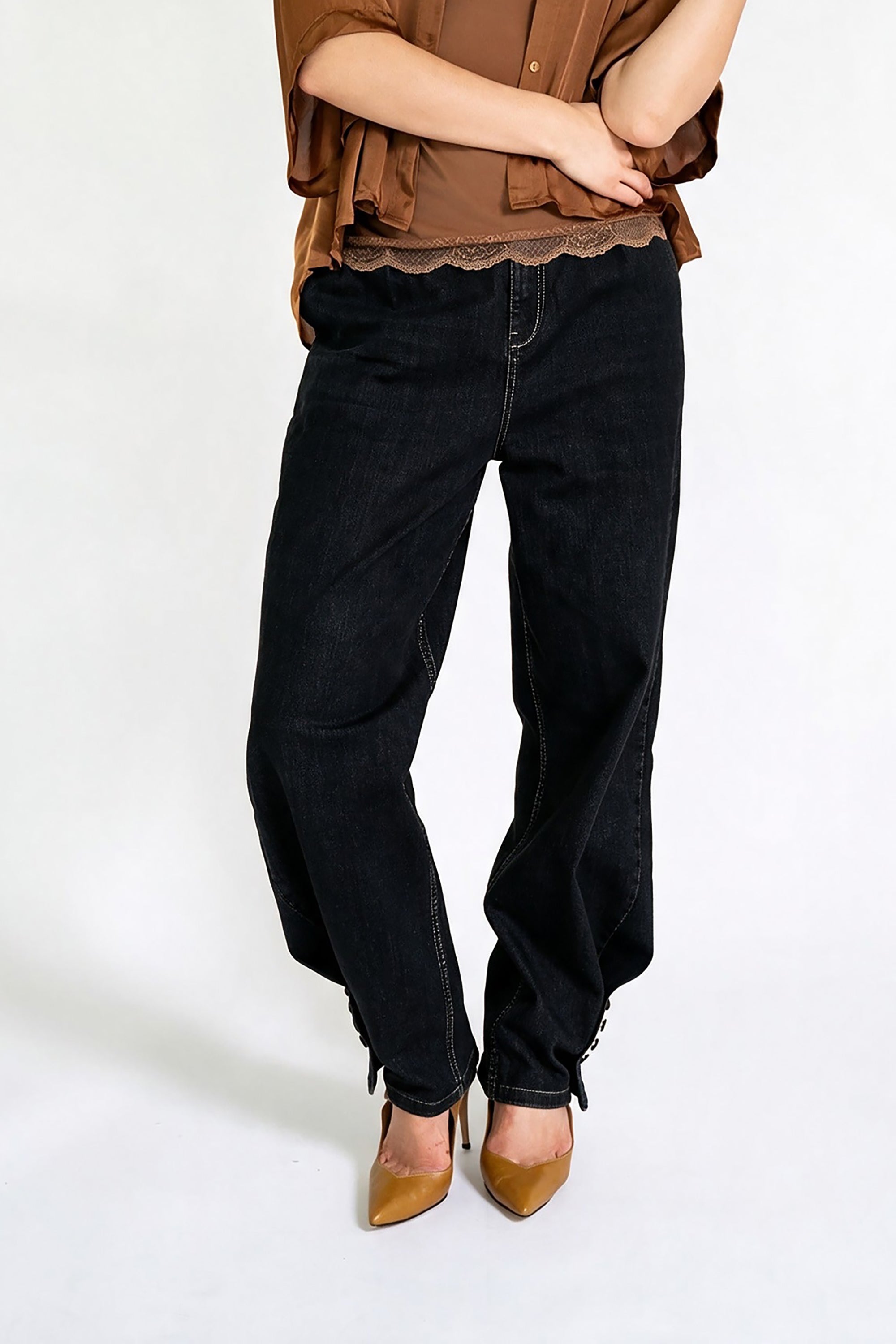 Loua Denim Jeans - Black