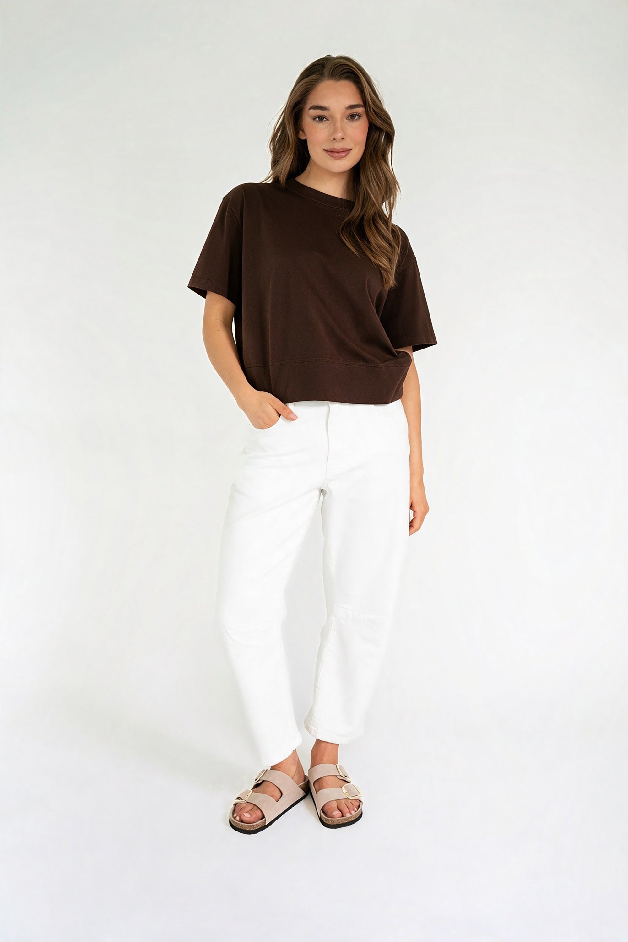 Sasacha Top - Dark Brown