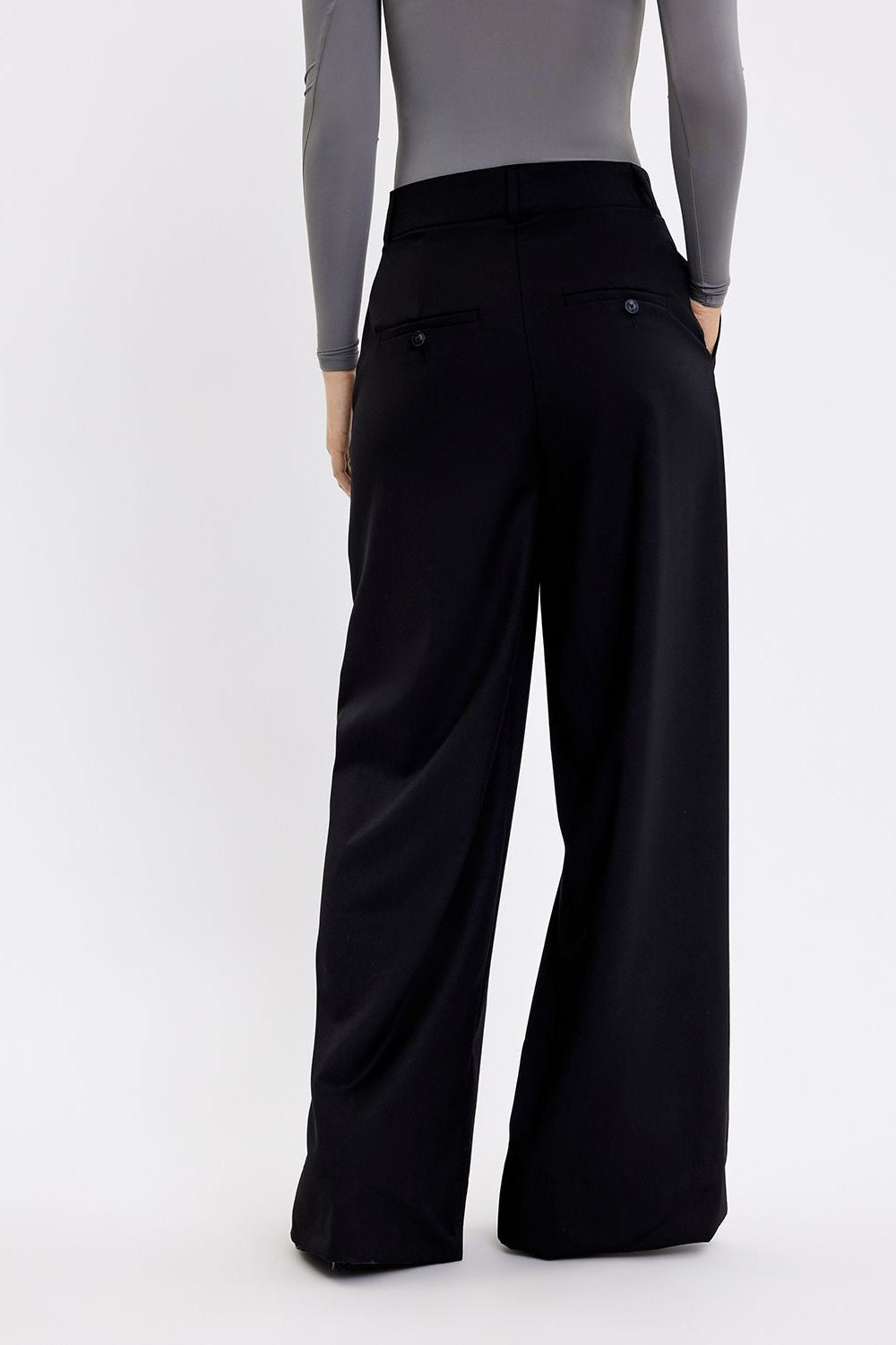 Laura 097 Trousers - Black Ink