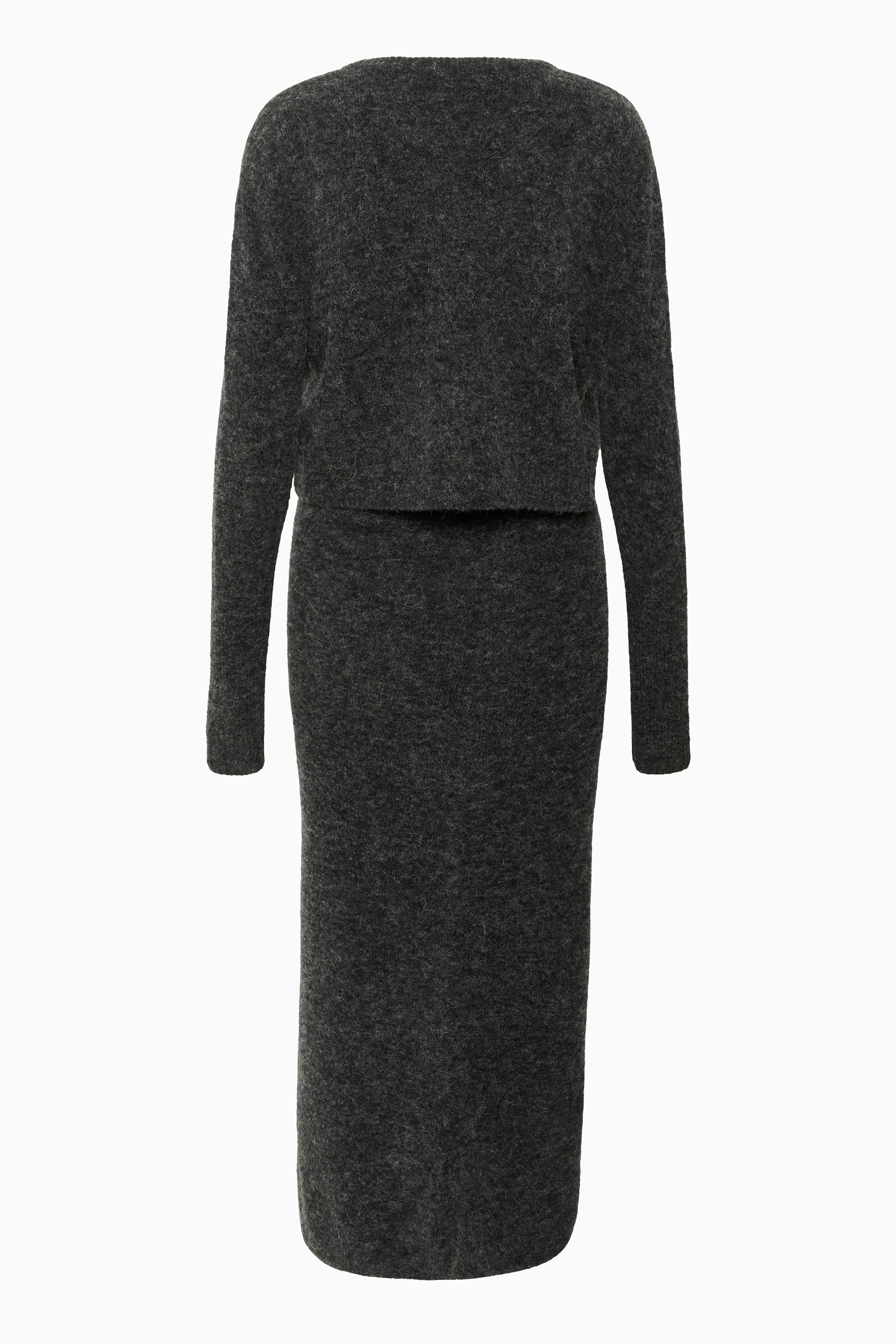 Alpha Twin Set Dress - Charcoal Melange
