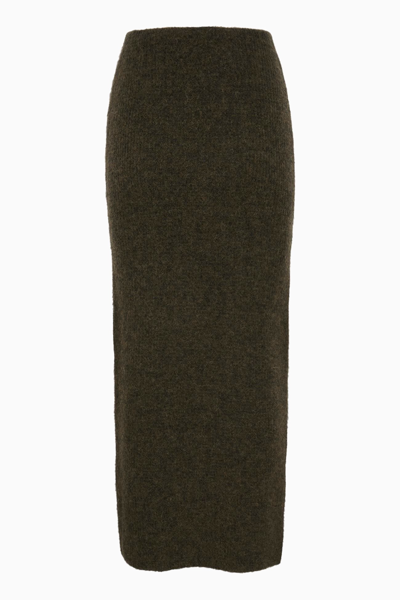  Alpha Long Skirt - Olive Melange - RUM Amsterdam