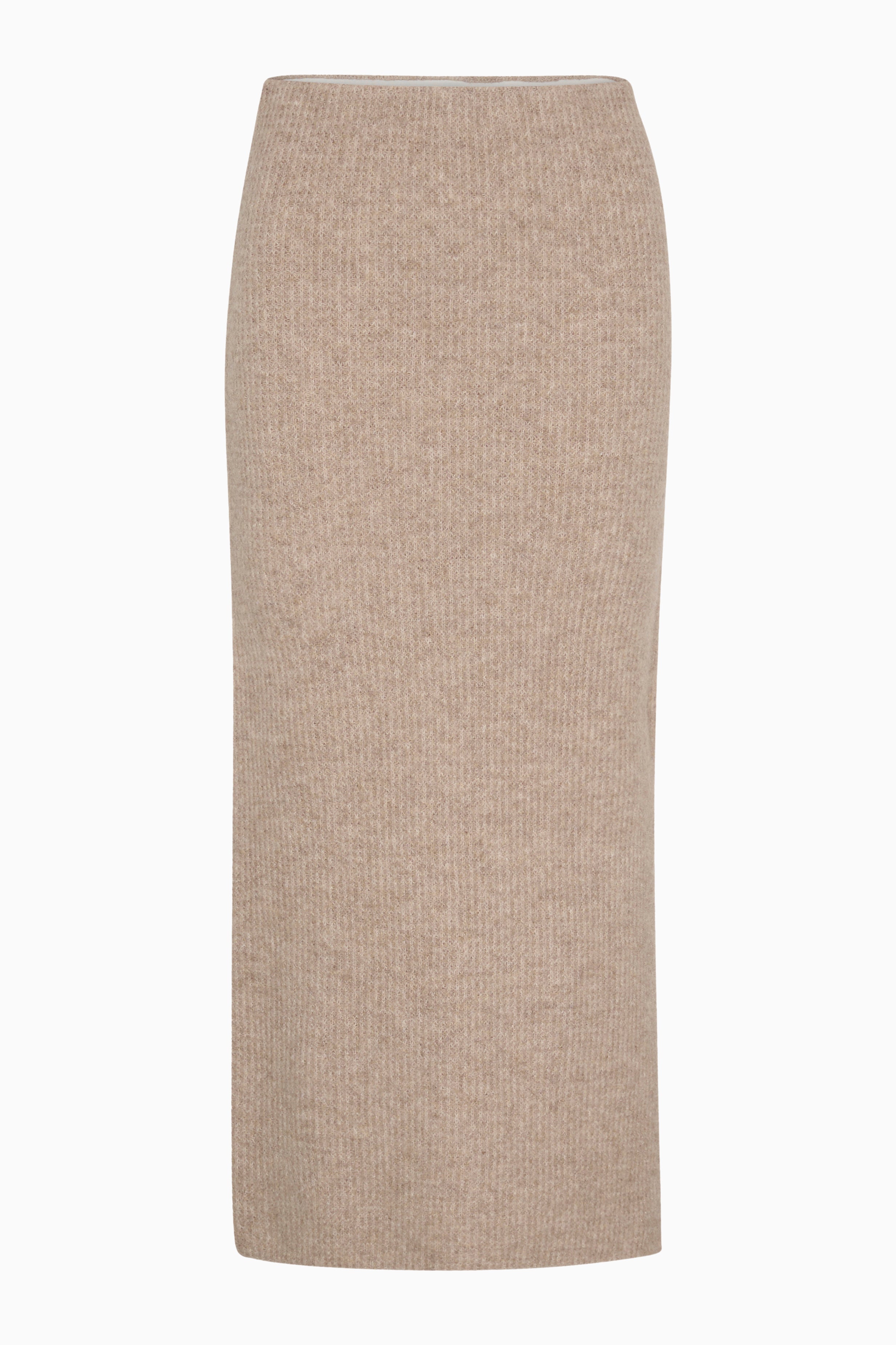 Alpha Long Skirt - Warm Sand Melange