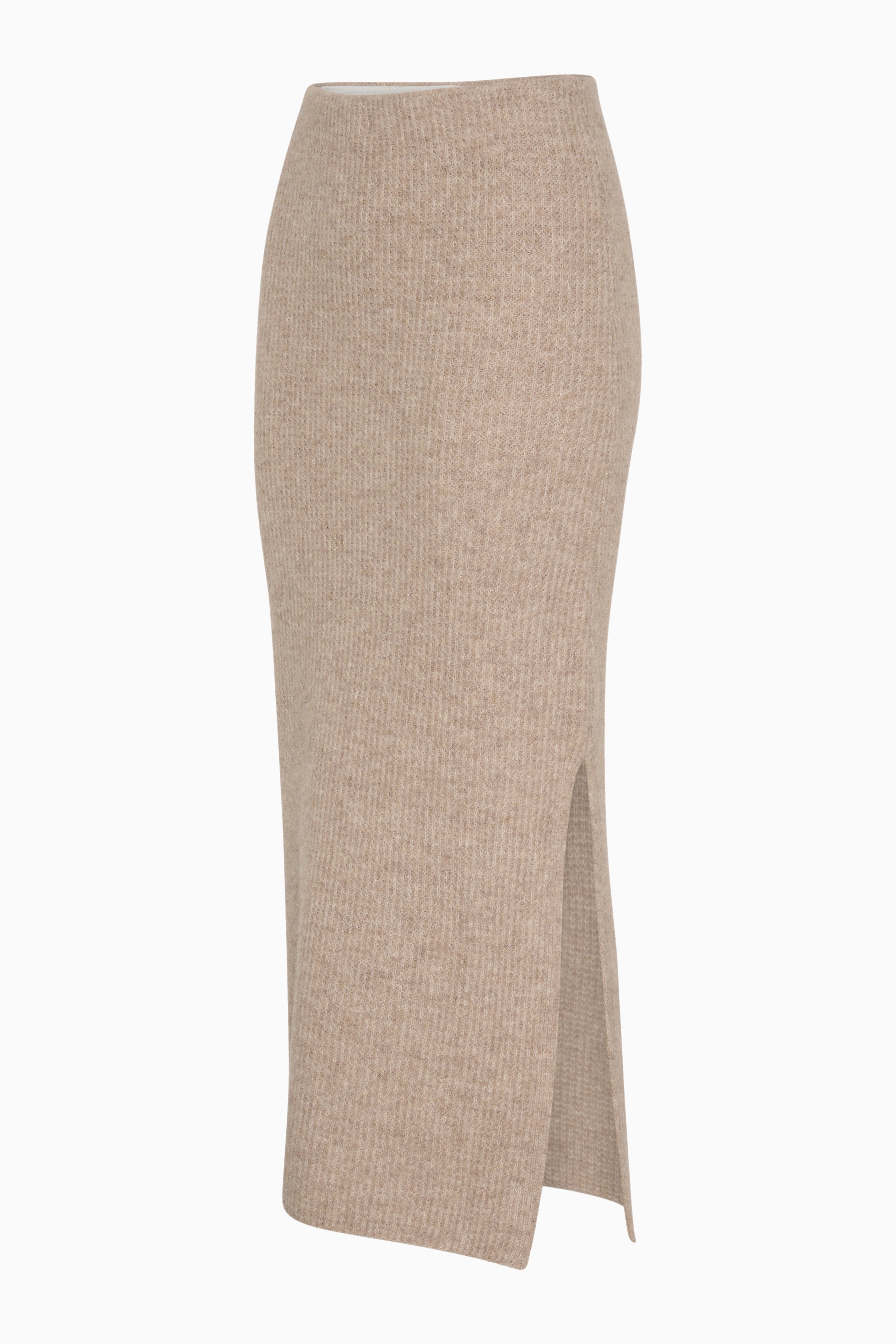 Alpha Long Skirt - Warm Sand Melange