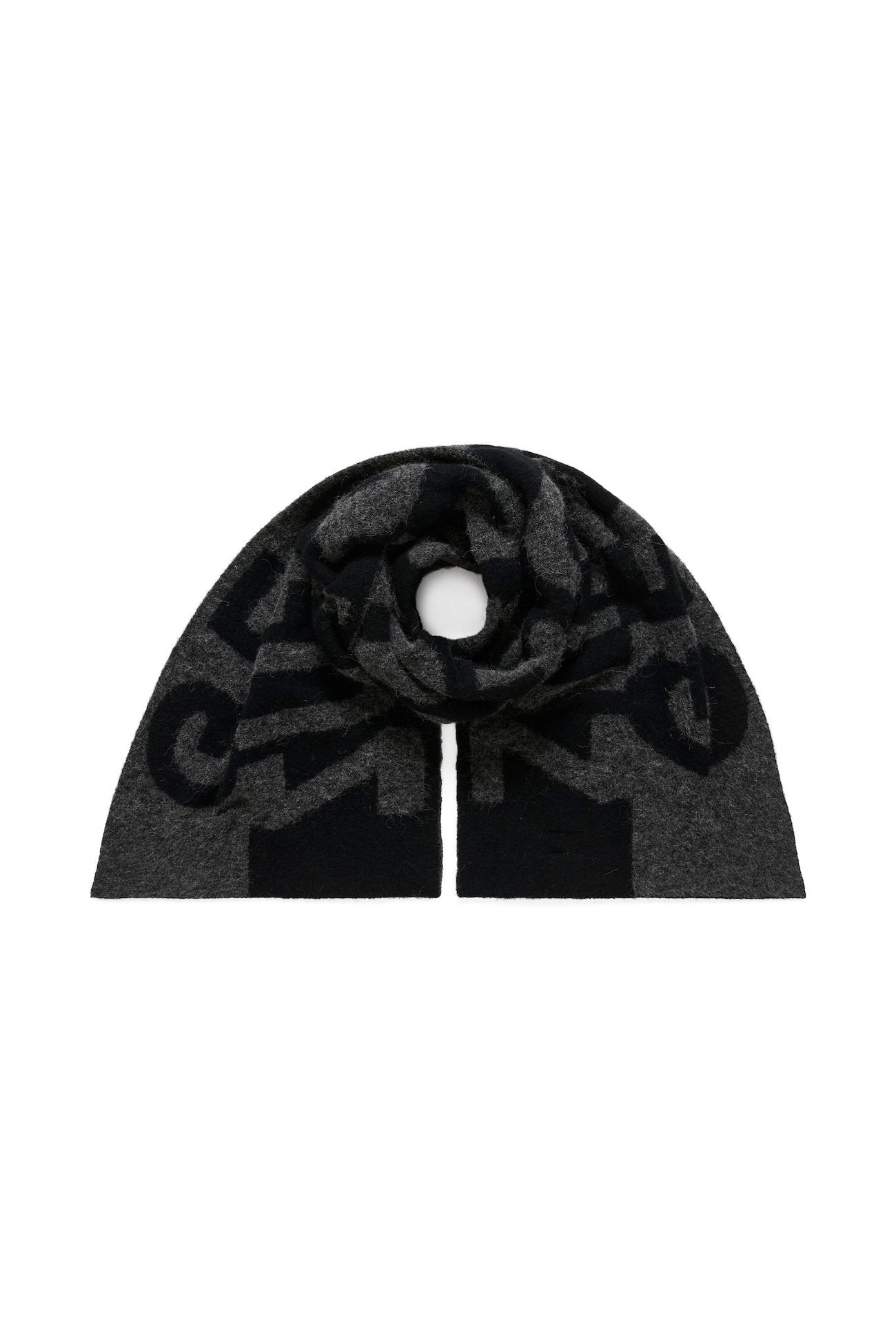 Gestuz Alpha Scarf - Charcoal Melange - RUM Amsterdam