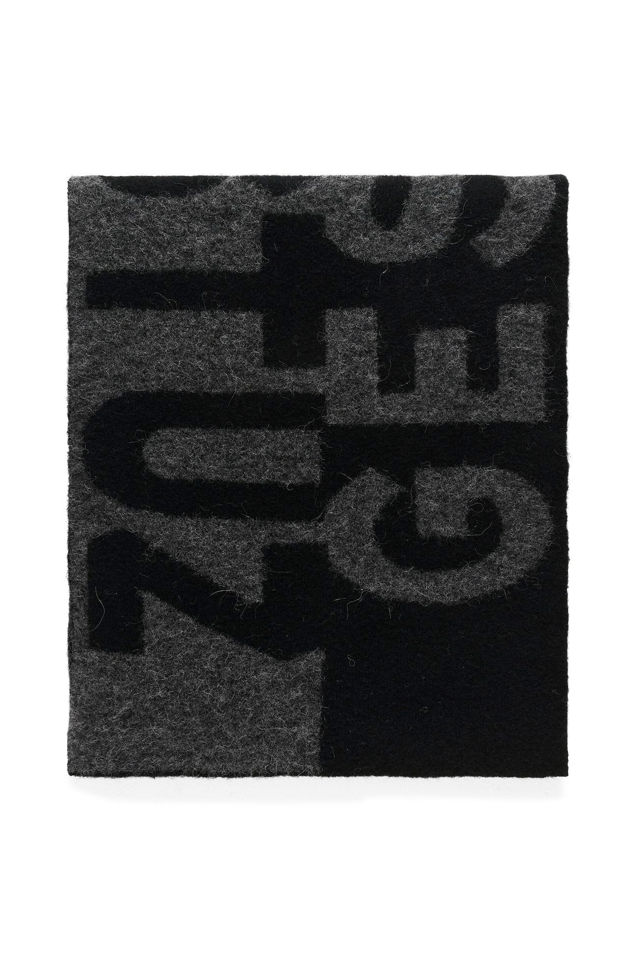 Gestuz Alpha Scarf - Charcoal Melange - RUM Amsterdam