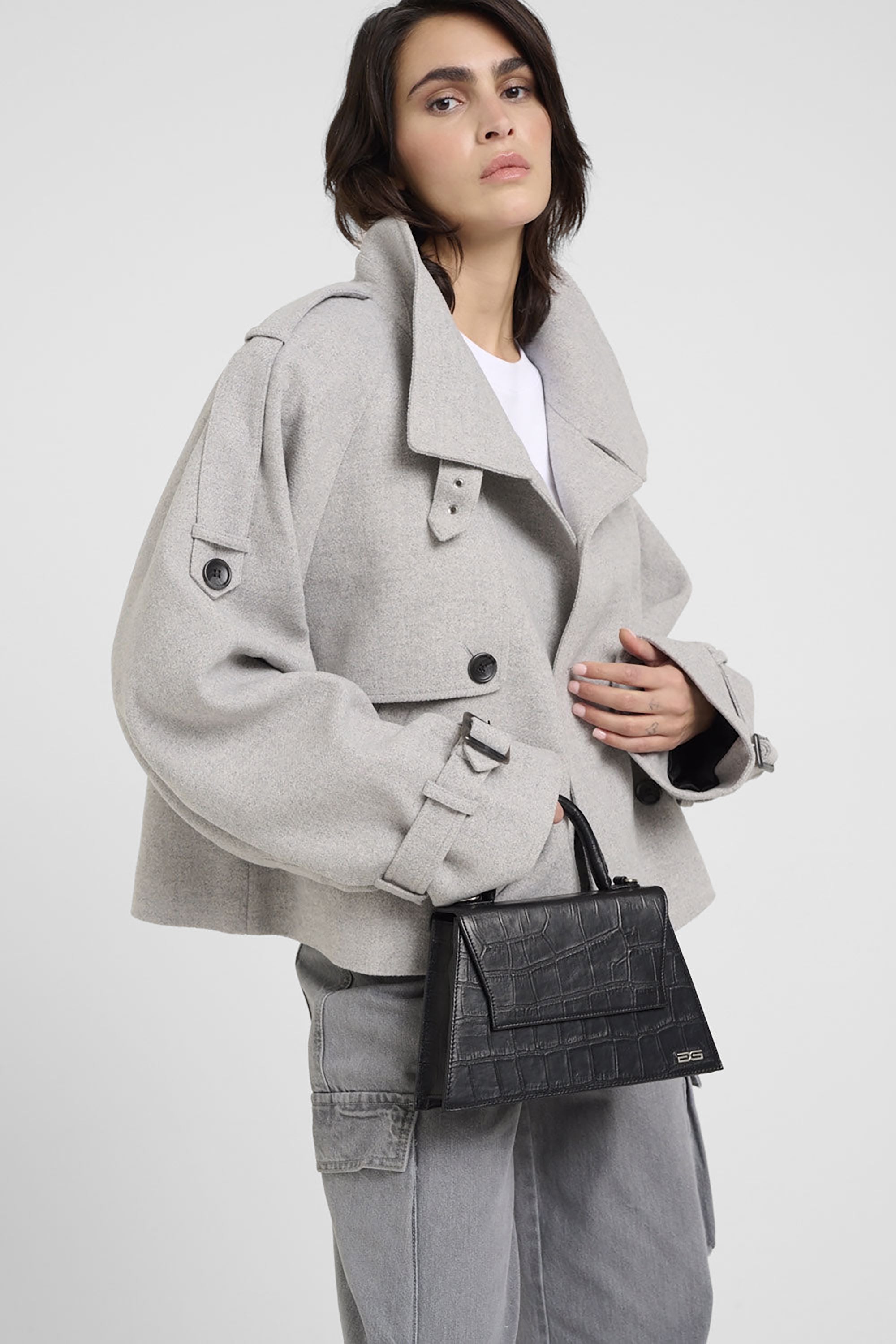 Avic Jacket - Grey Melange