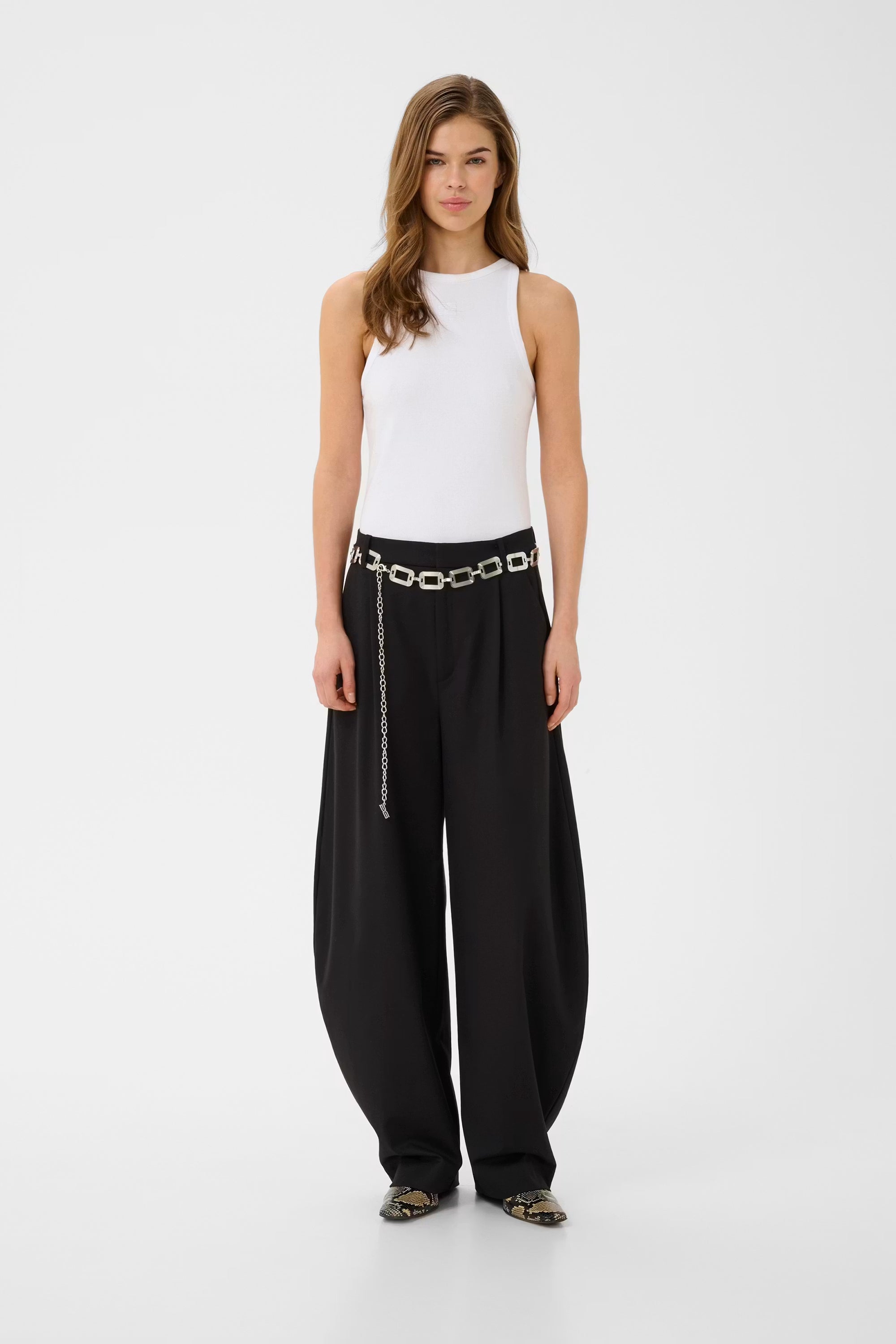 Callia Barrel Pants - Black