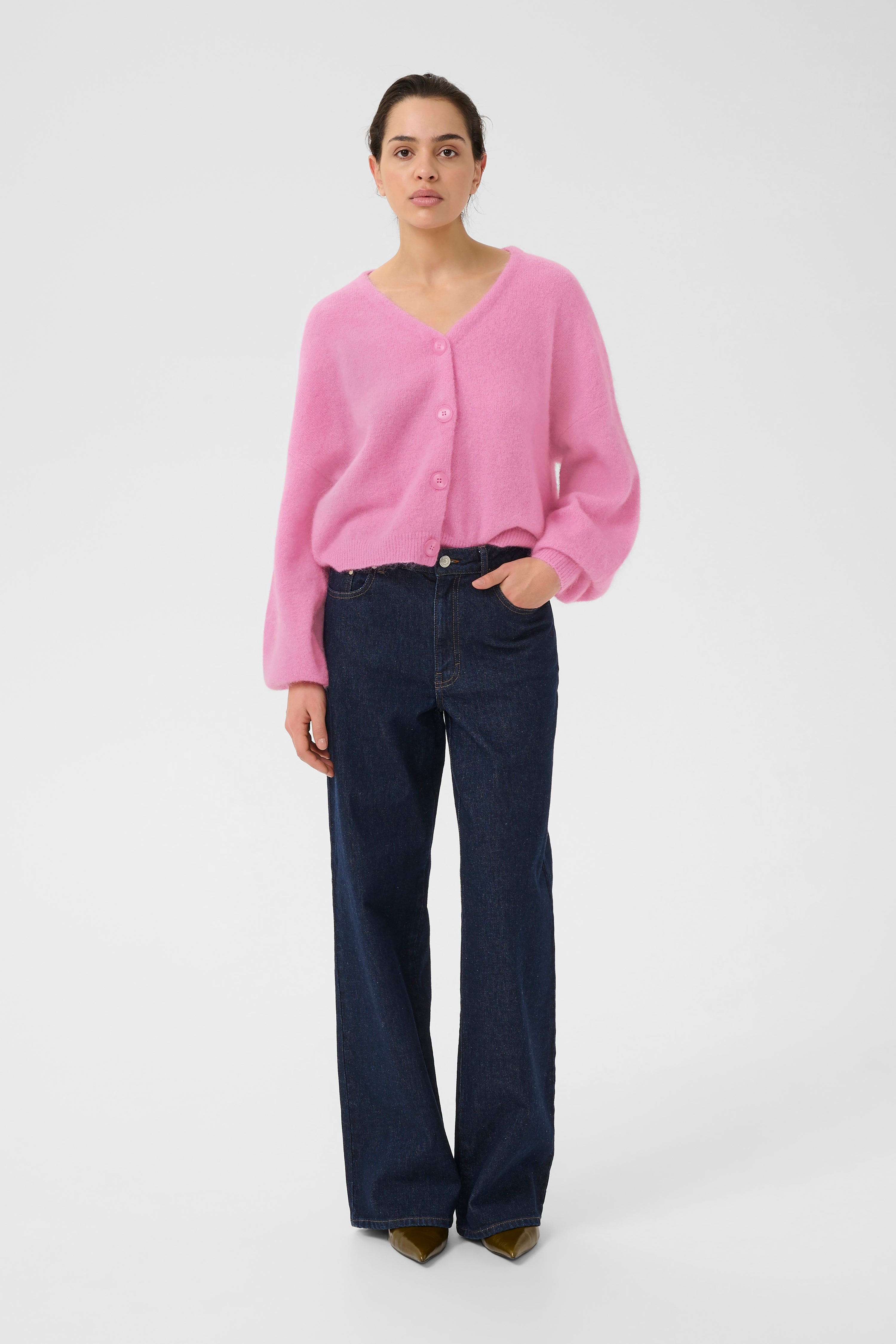 Debbie Cardigan - Begonia Melange