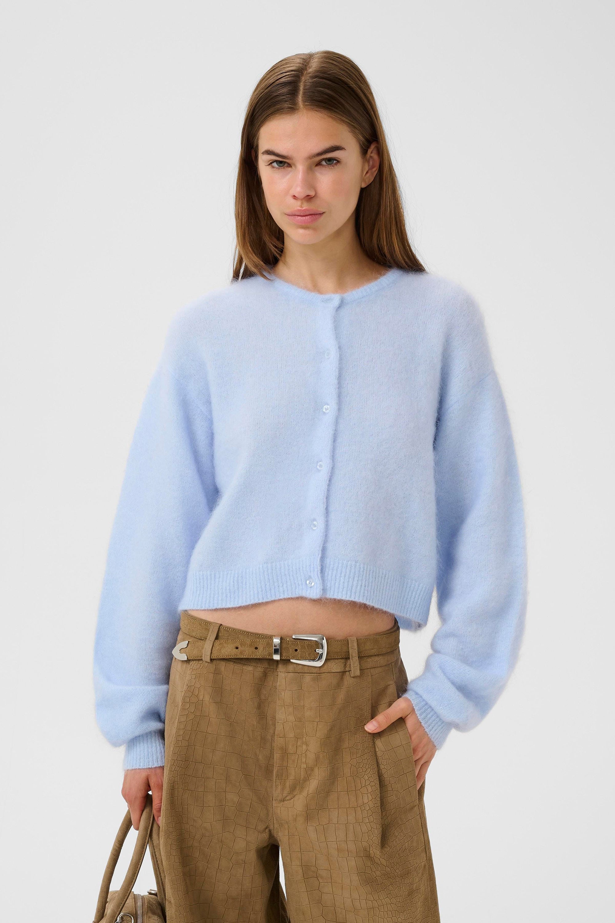 Debbie Cardigan - Blue Finch Melange