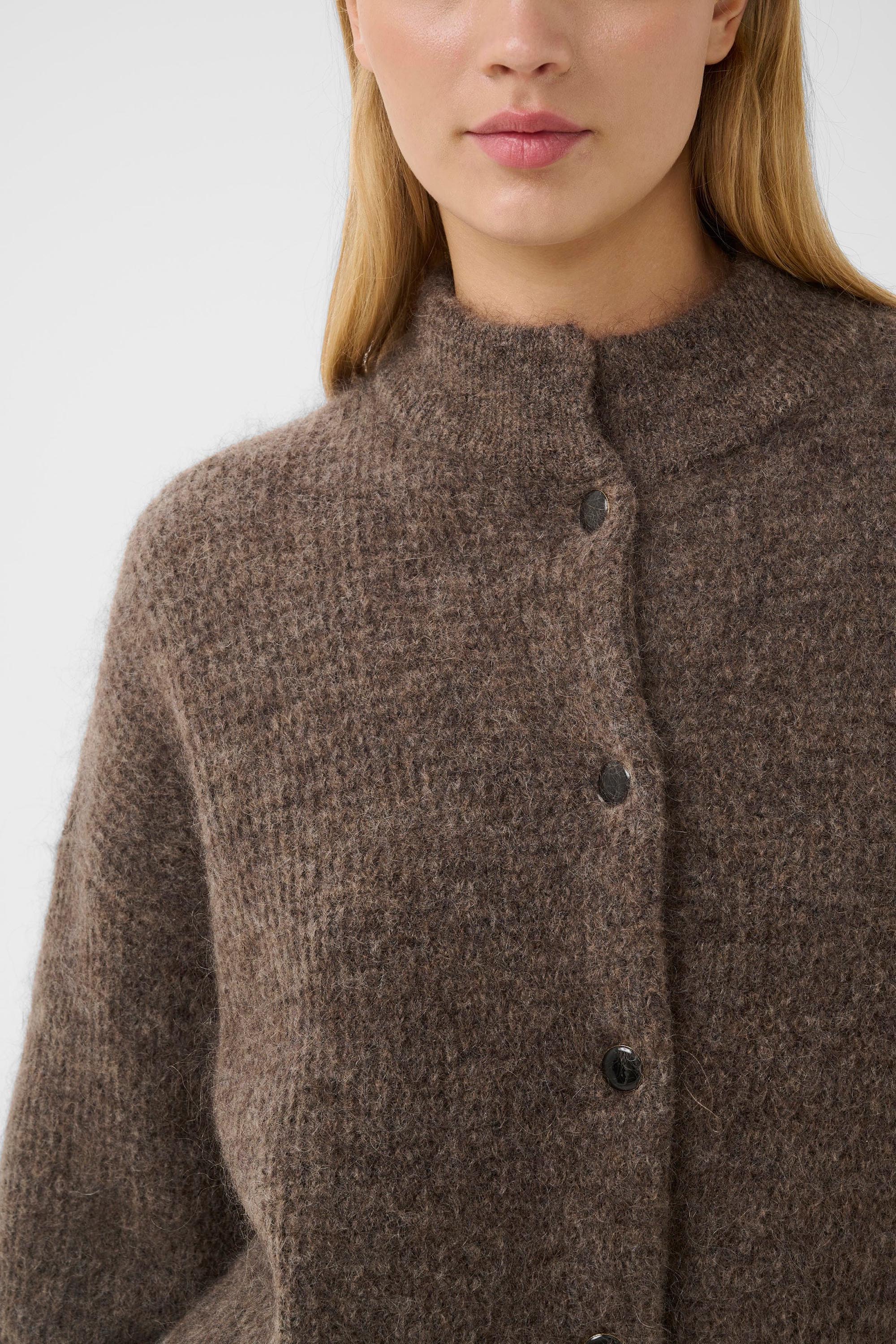 Debbie Cardigan - Chestnut Melange