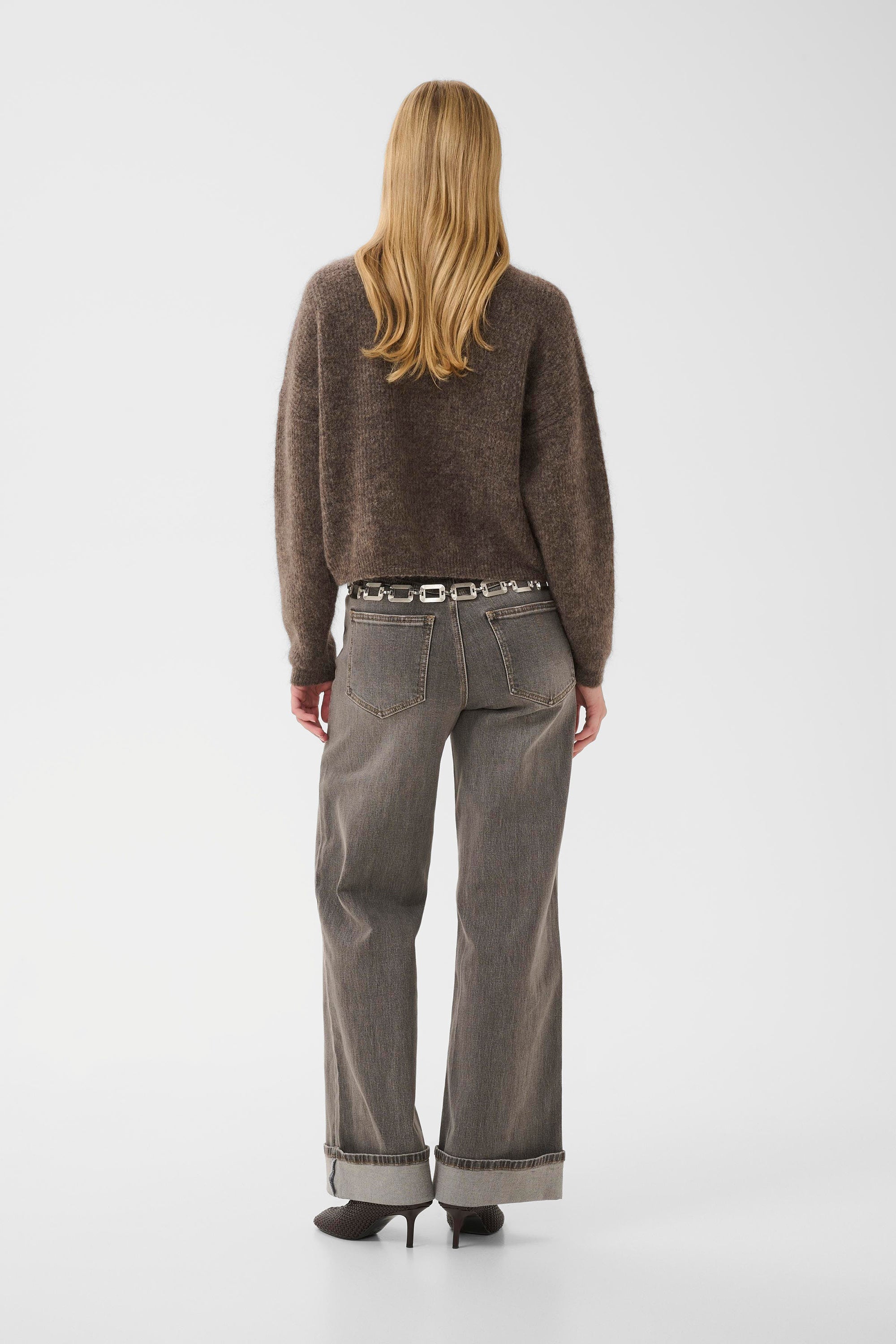 Debbie Cardigan - Chestnut Melange