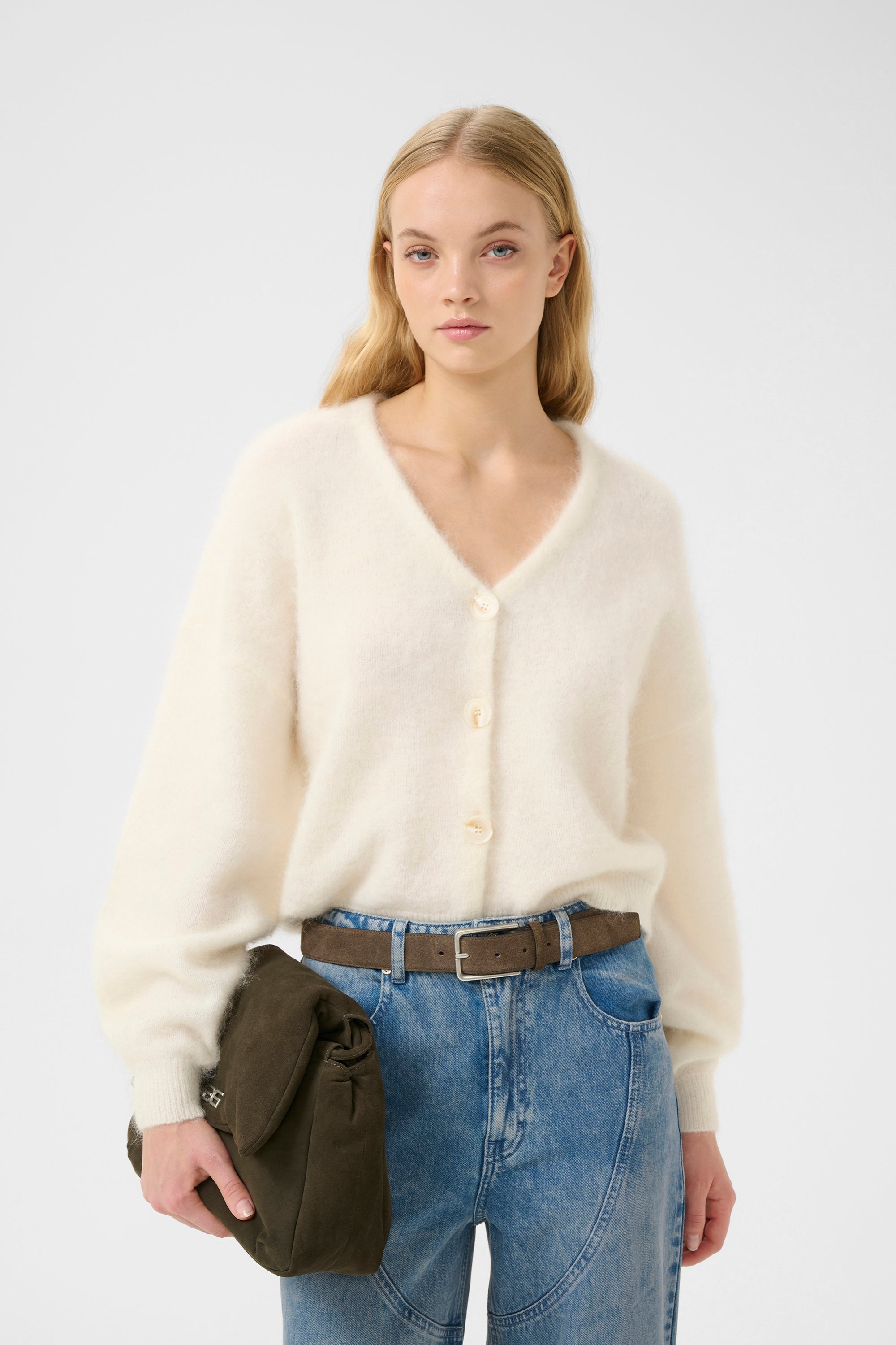 Debbie Cardigan - Egret