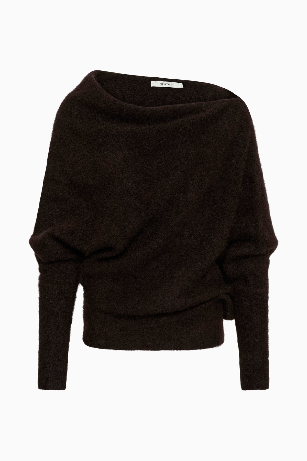 Debbie Drape Pullover - Ganache Melange