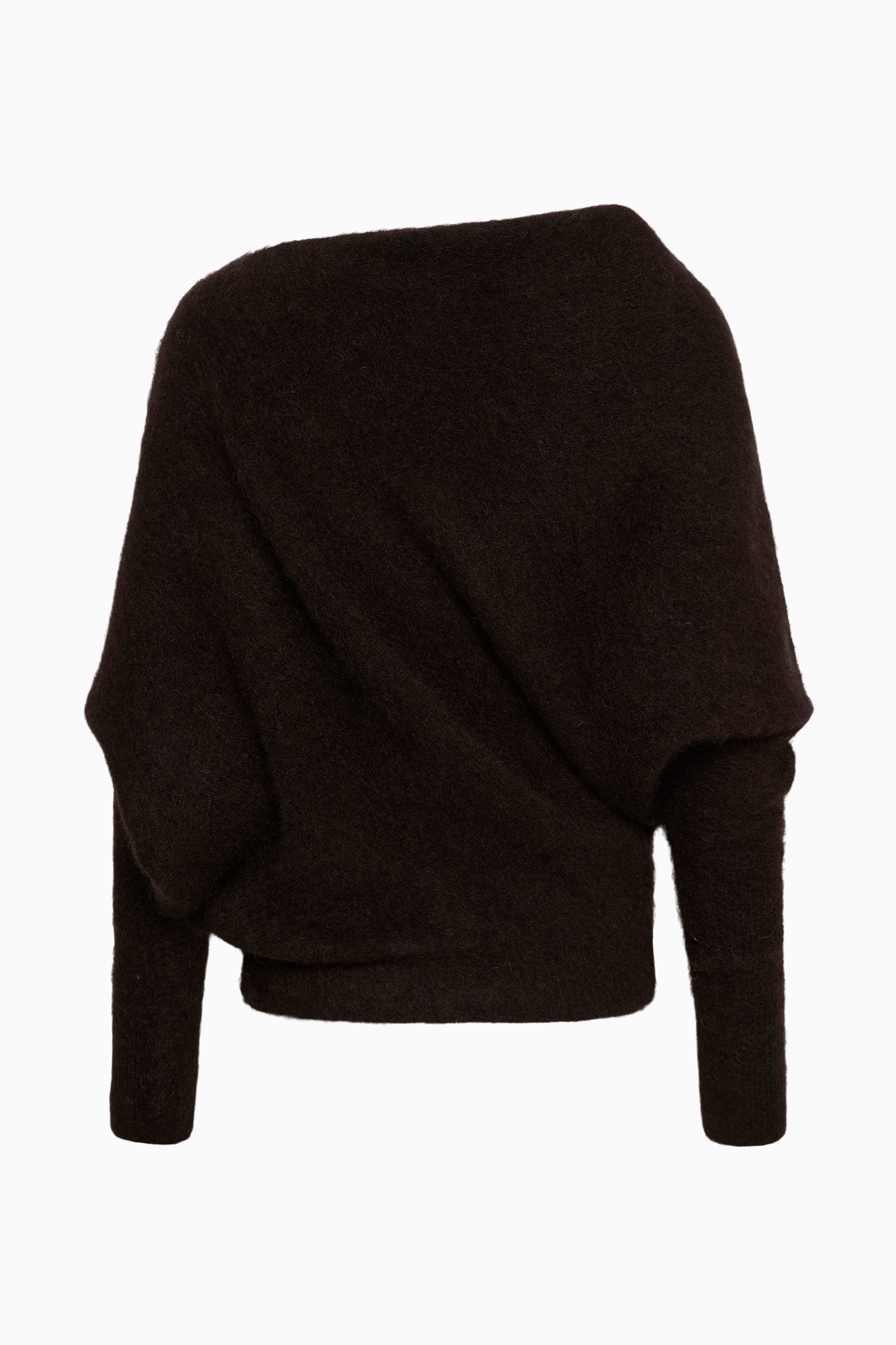 Debbie Drape Pullover - Ganache Melange