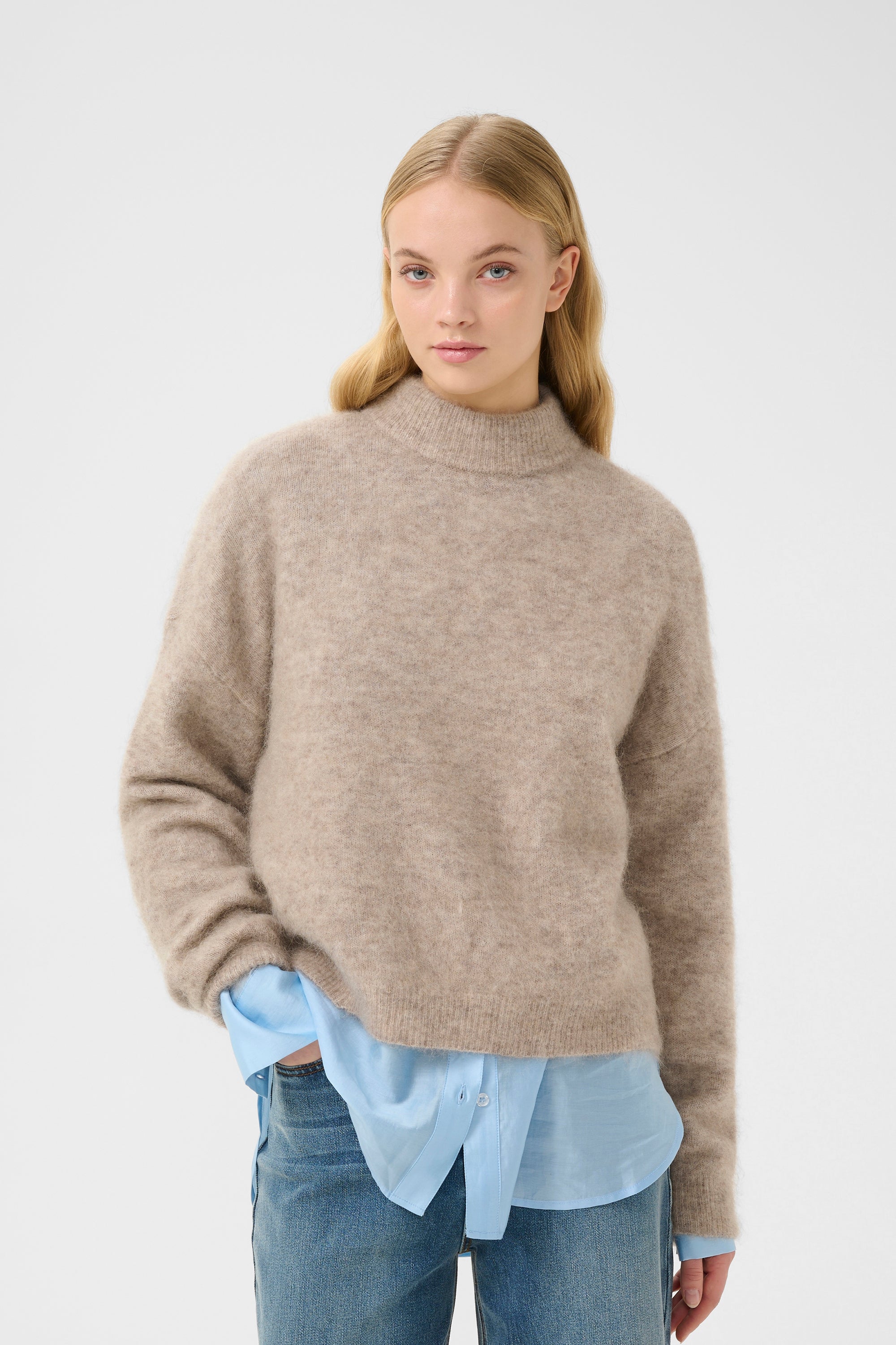 Debbie Pullover - Warm Sand Melange