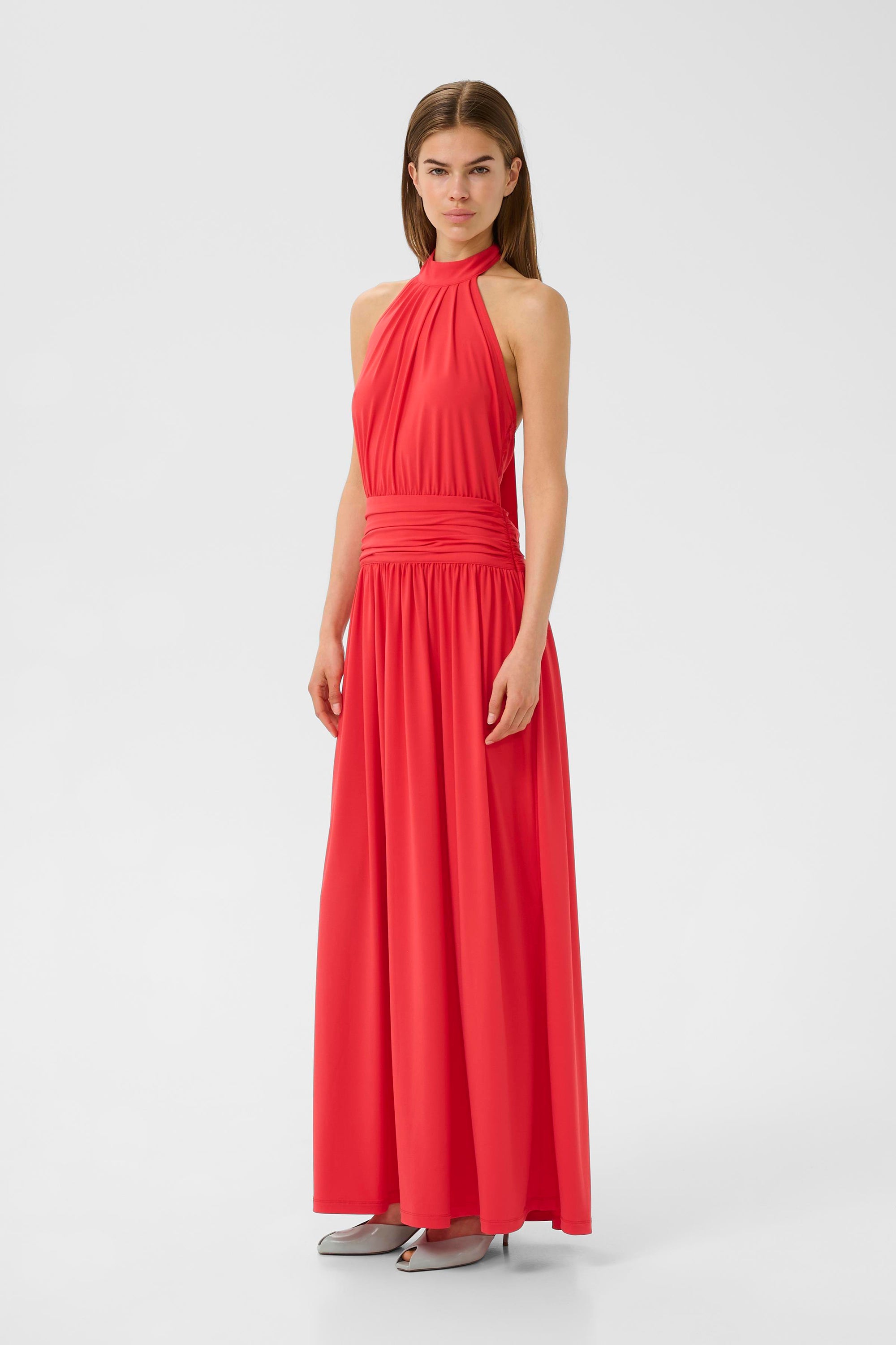 Kadie Dress - Tomato
