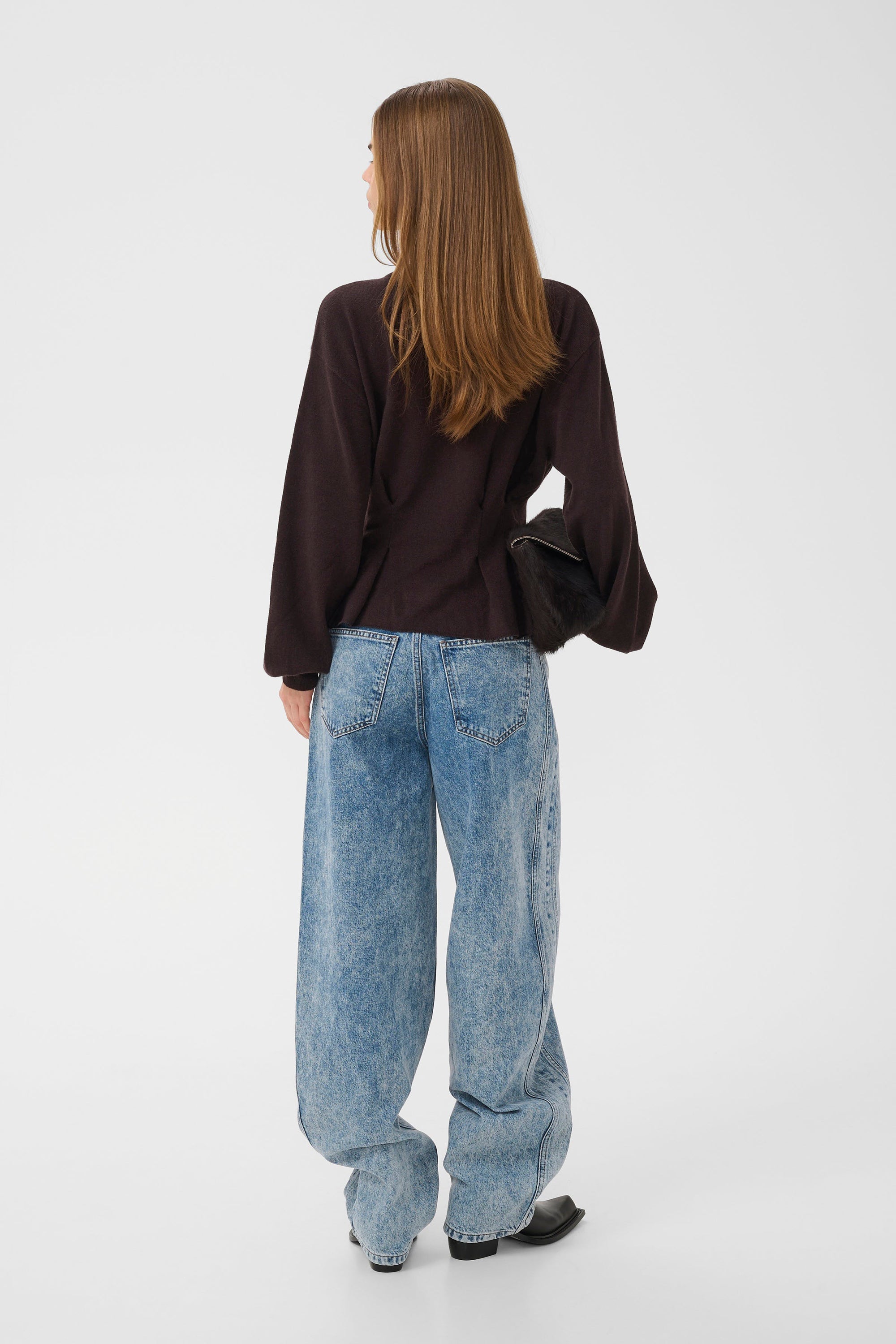 Mawi Balloon Jeans - Light Blue Acid Wash