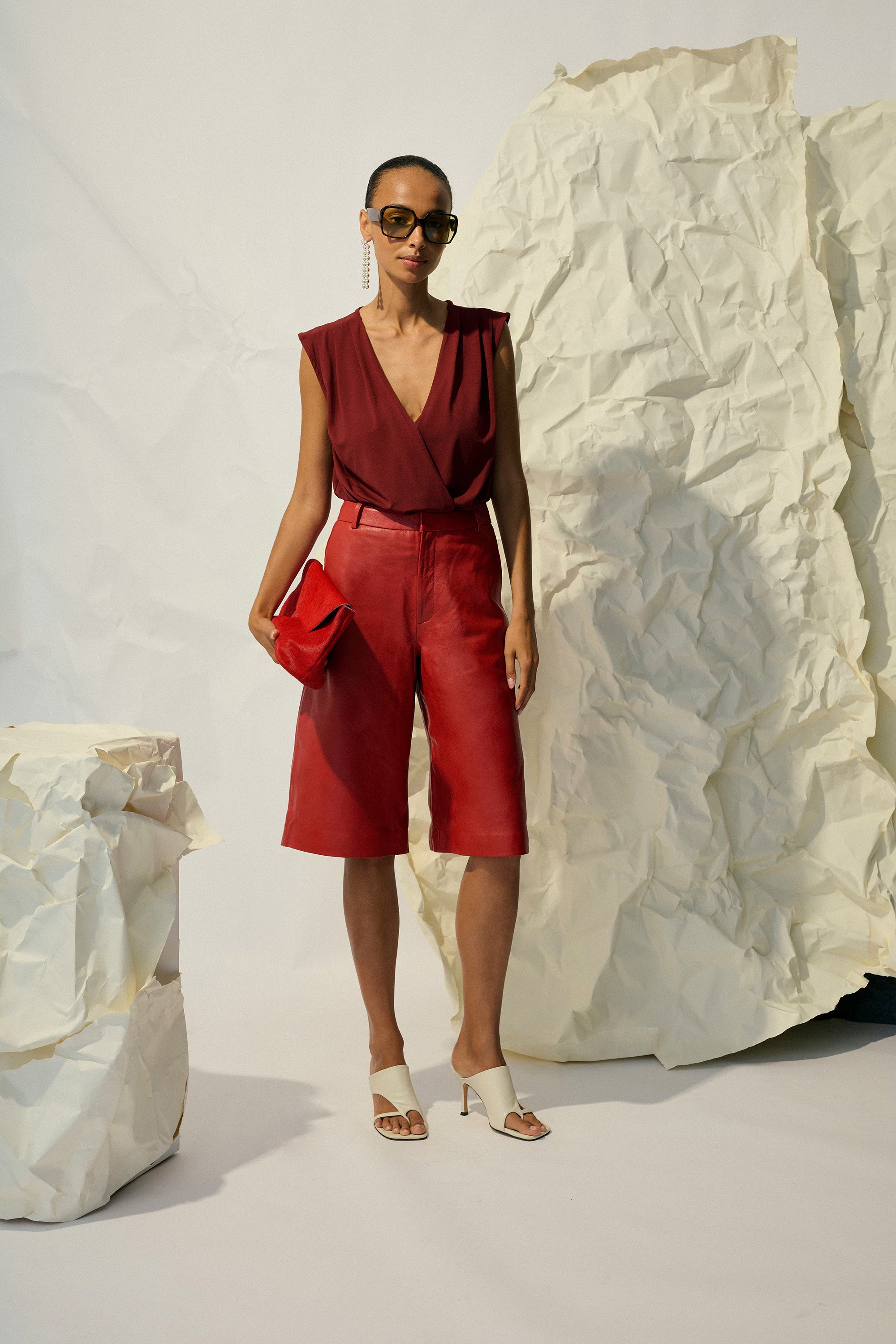 Nadie Bodysuit - Cabernet