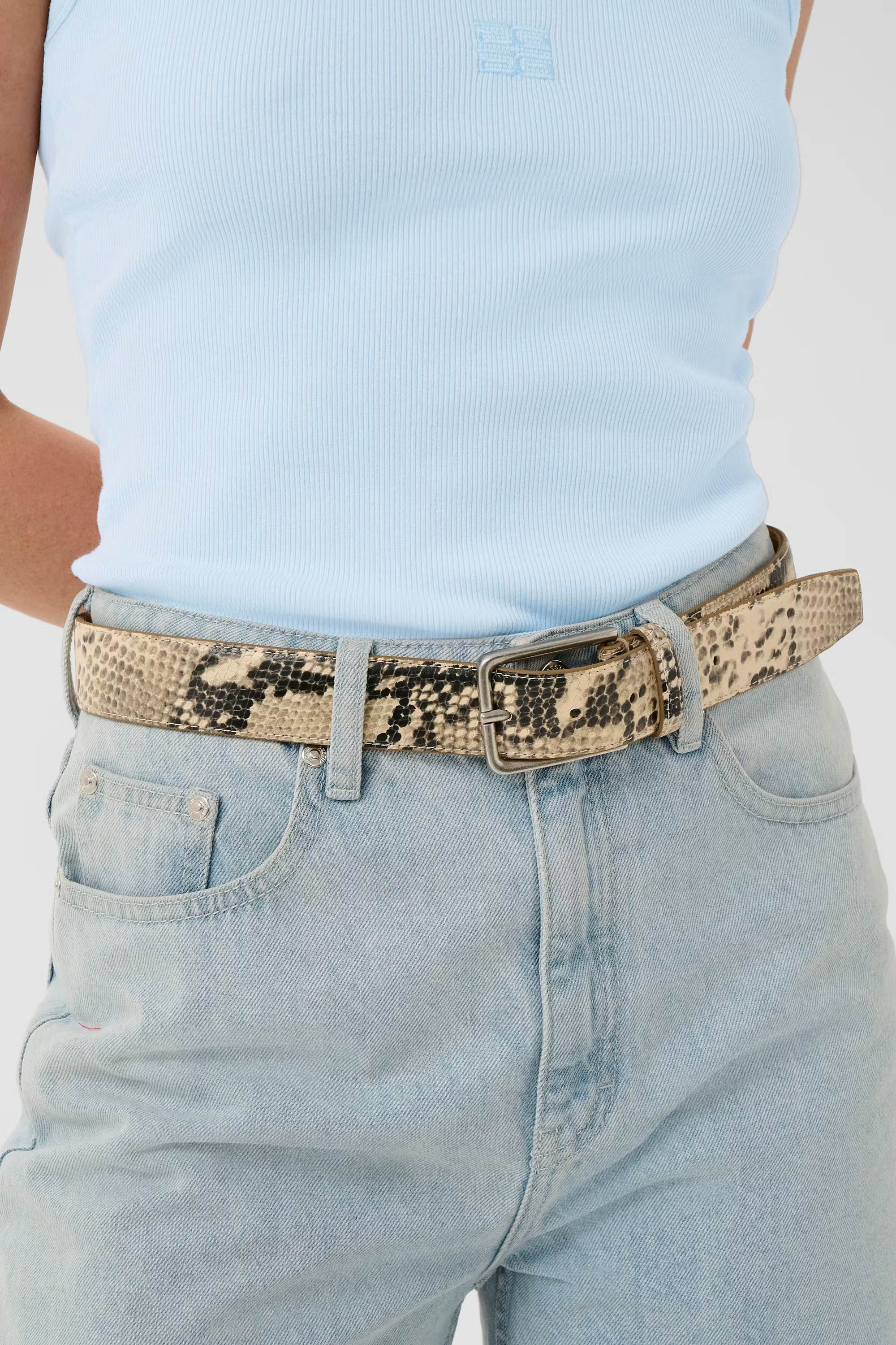 Seraphina Belt - Snake Skin