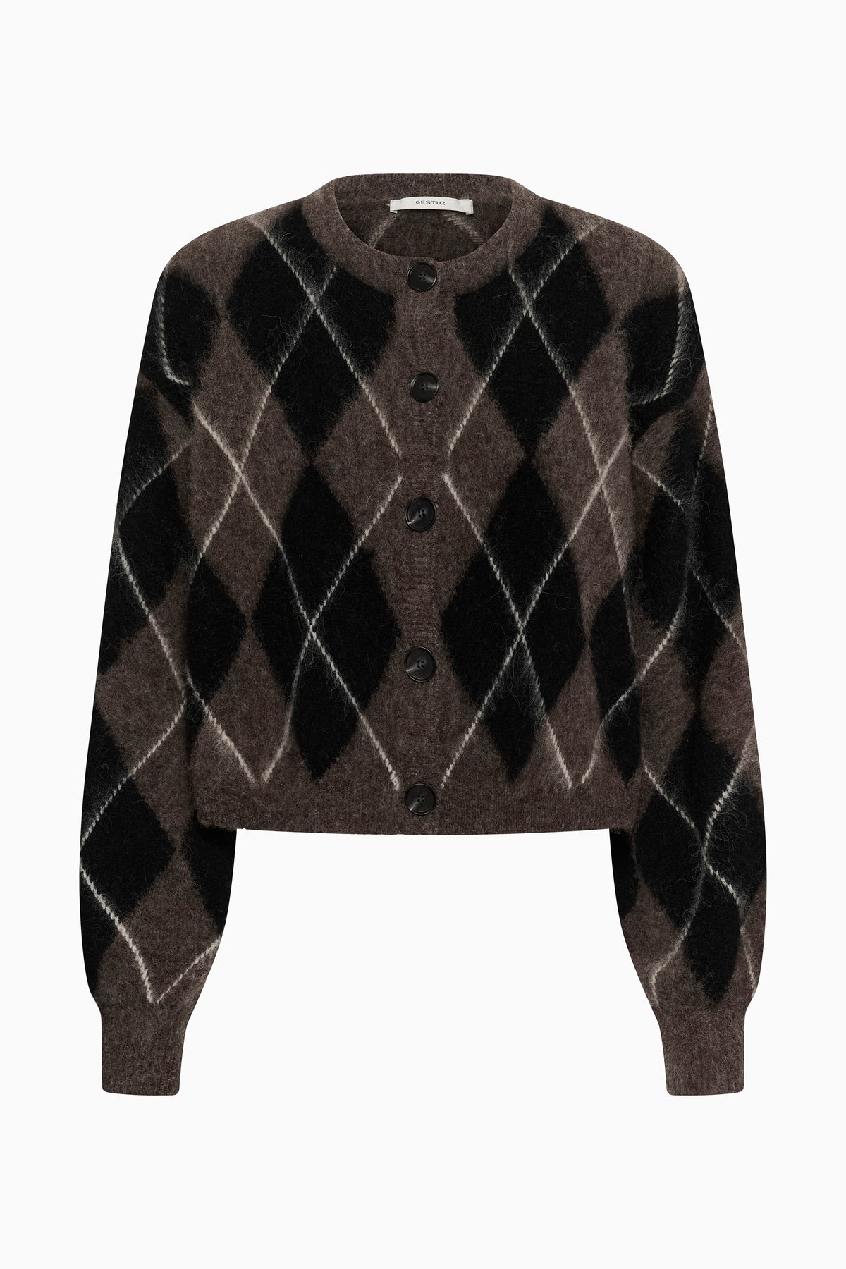 Sida Cardigan - Black/Chestnut