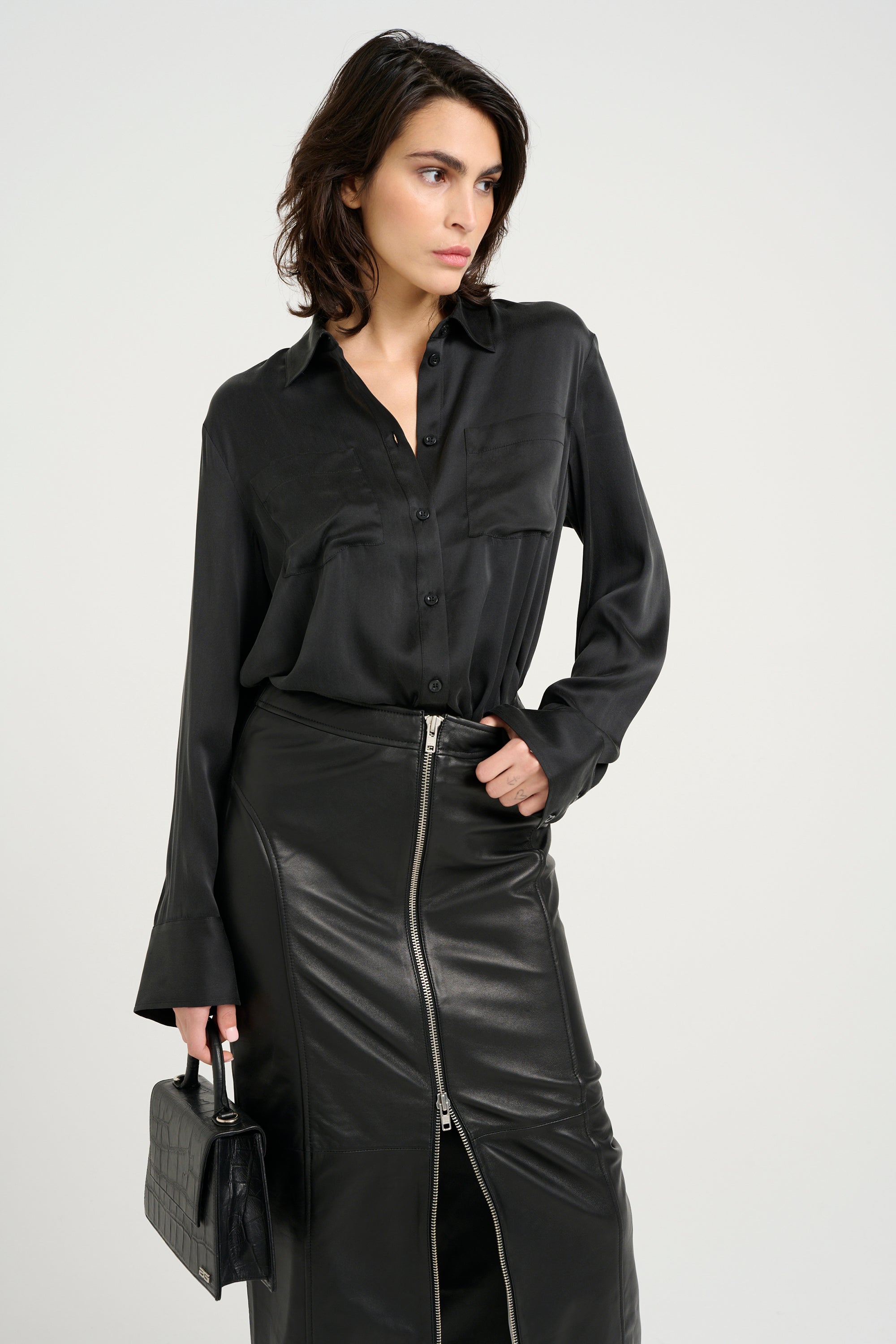  Silke Shirt - Black - RUM Amsterdam