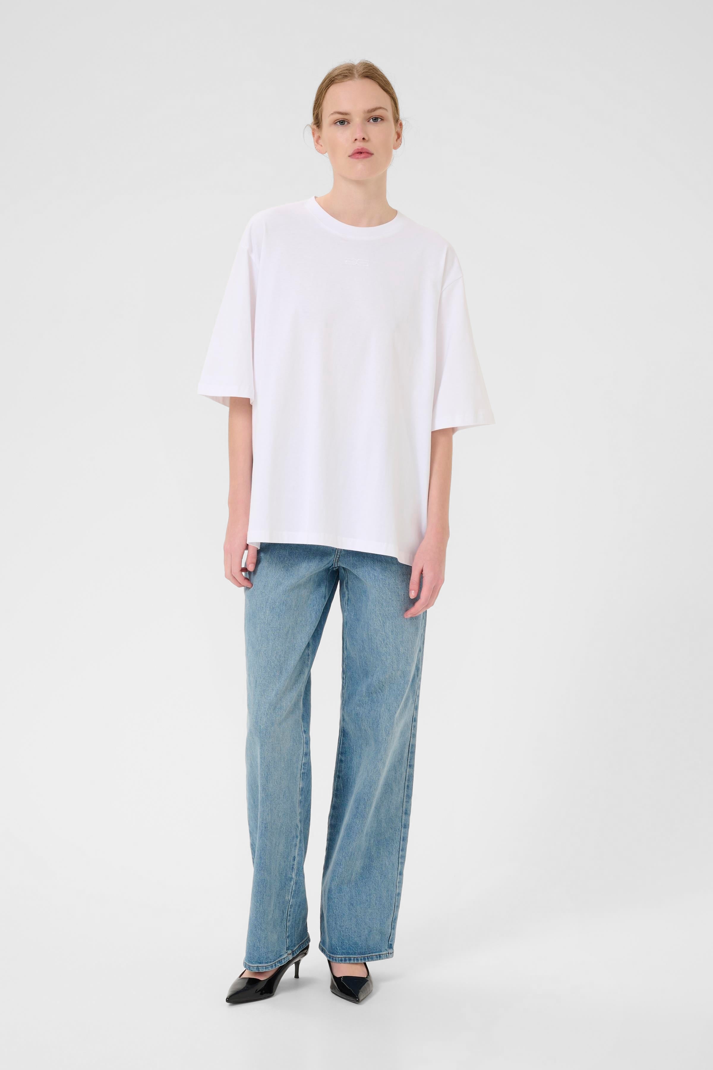 Simma EMB Tee - Bright White