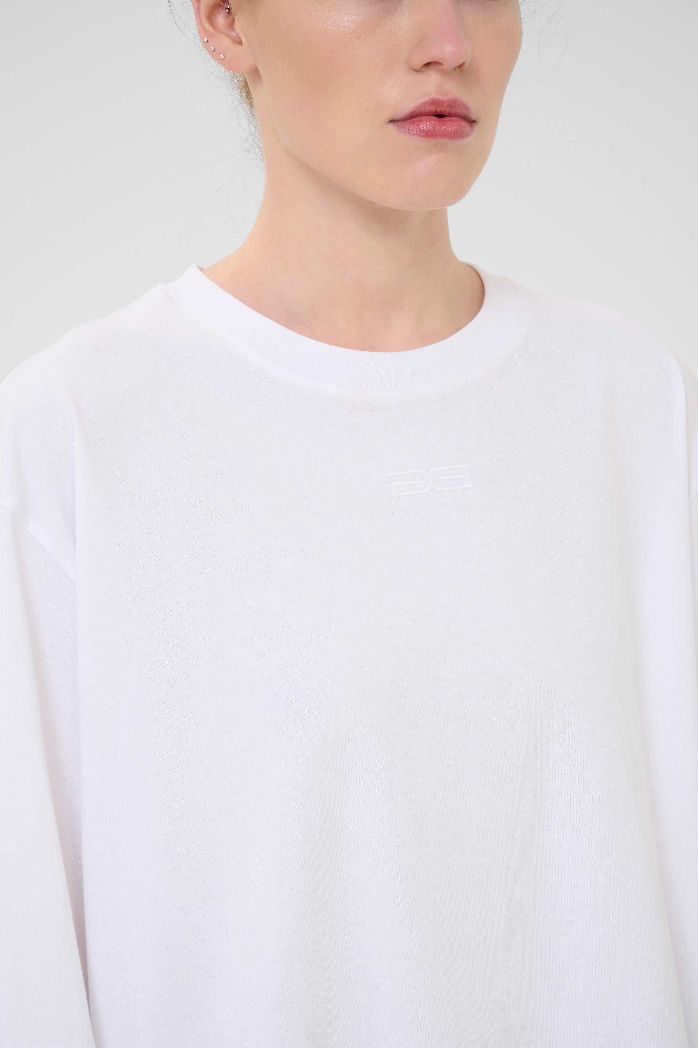 Simma EMB Tee - Bright White