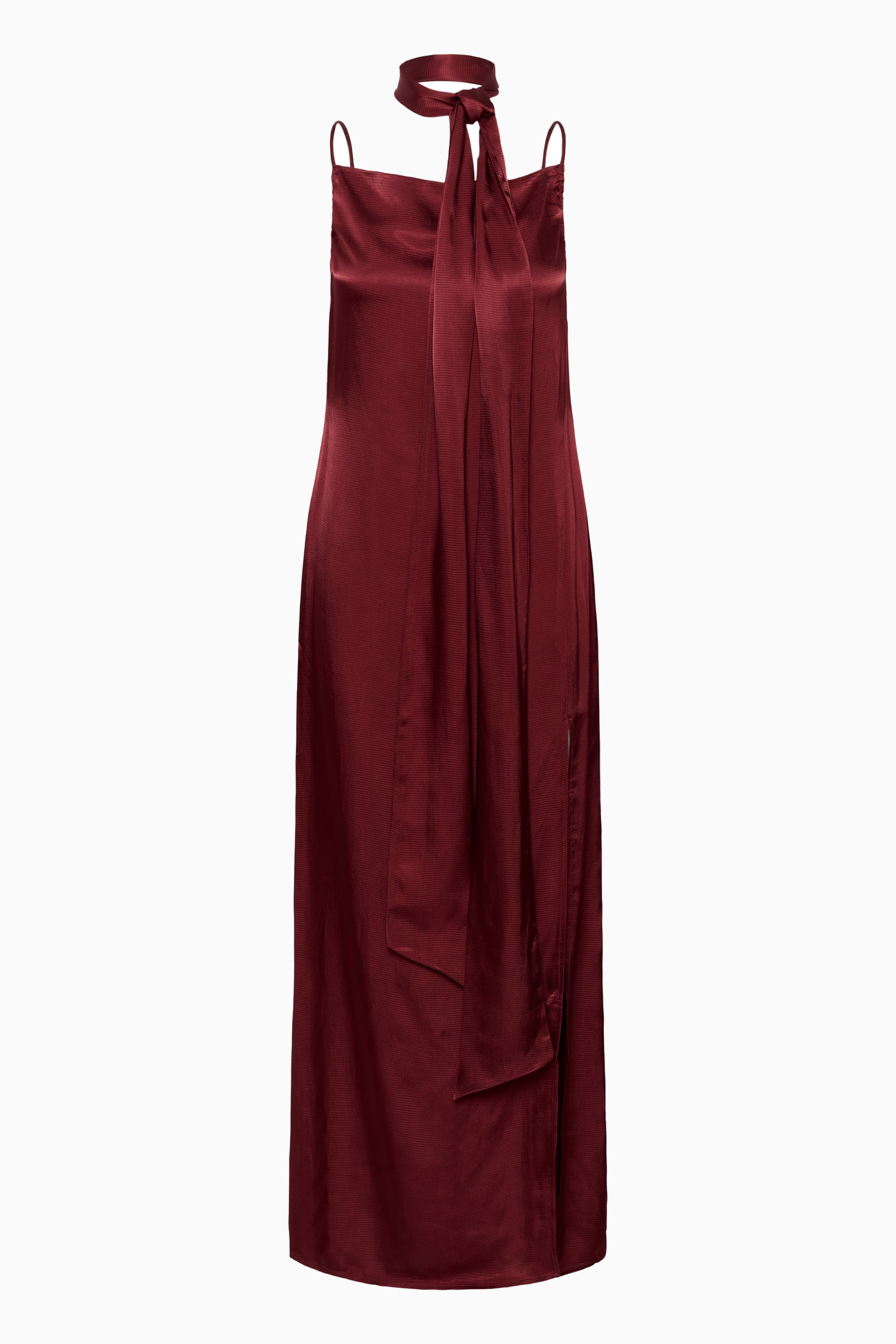 Sirwa Long Dress - Cabernet