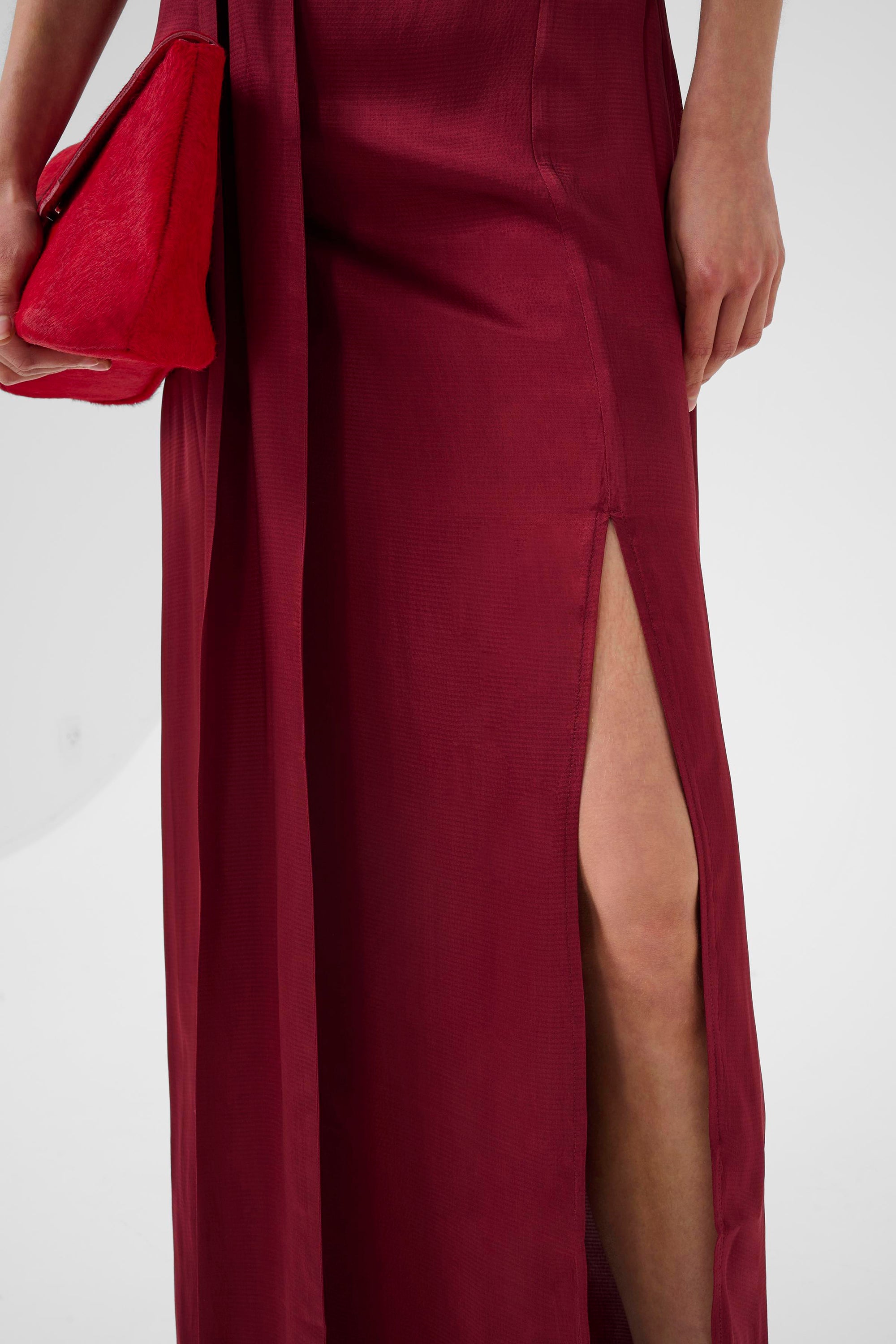 Sirwa Long Dress - Cabernet