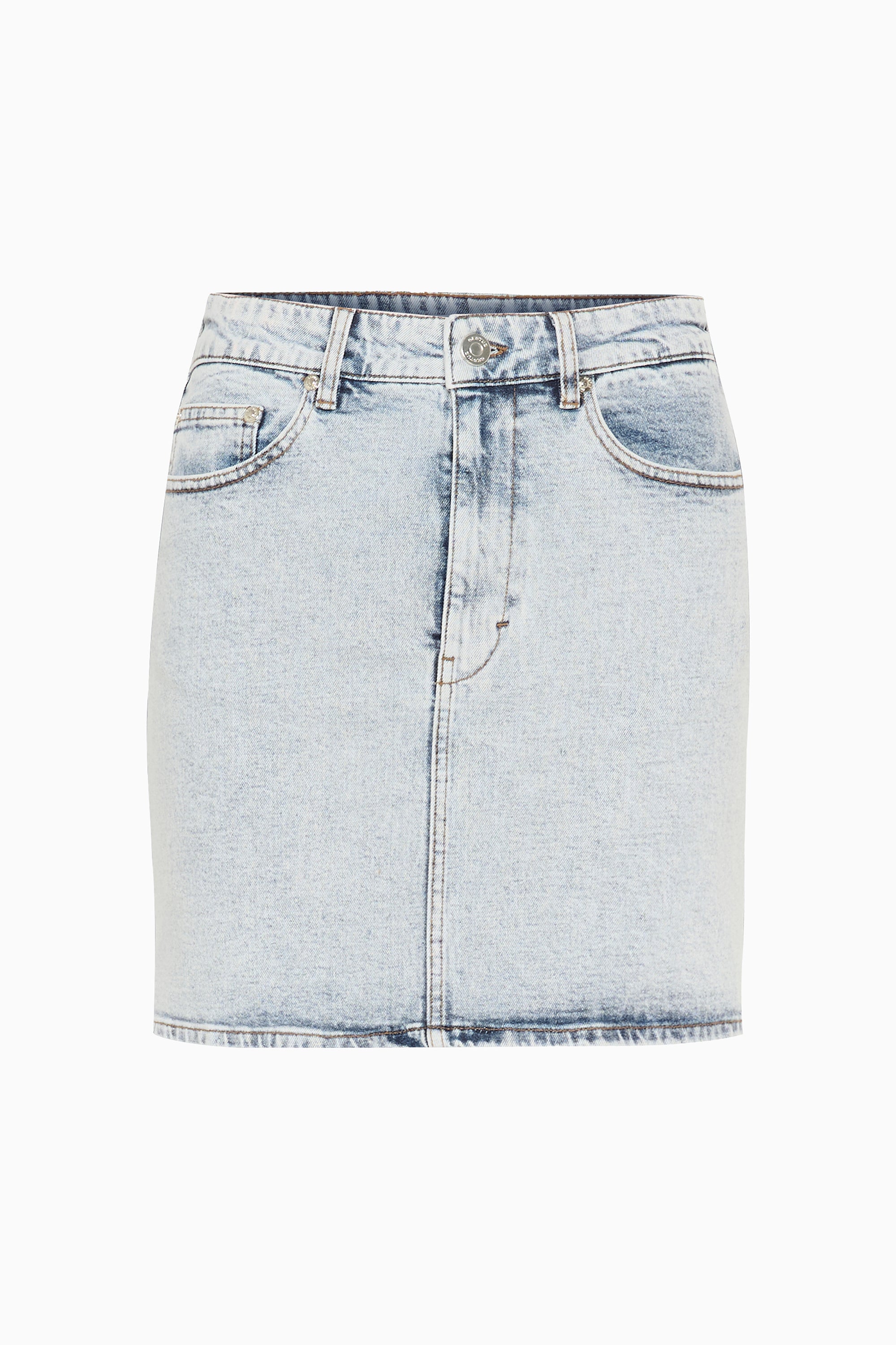 Tillia Short Skirt - Light Blue Washed