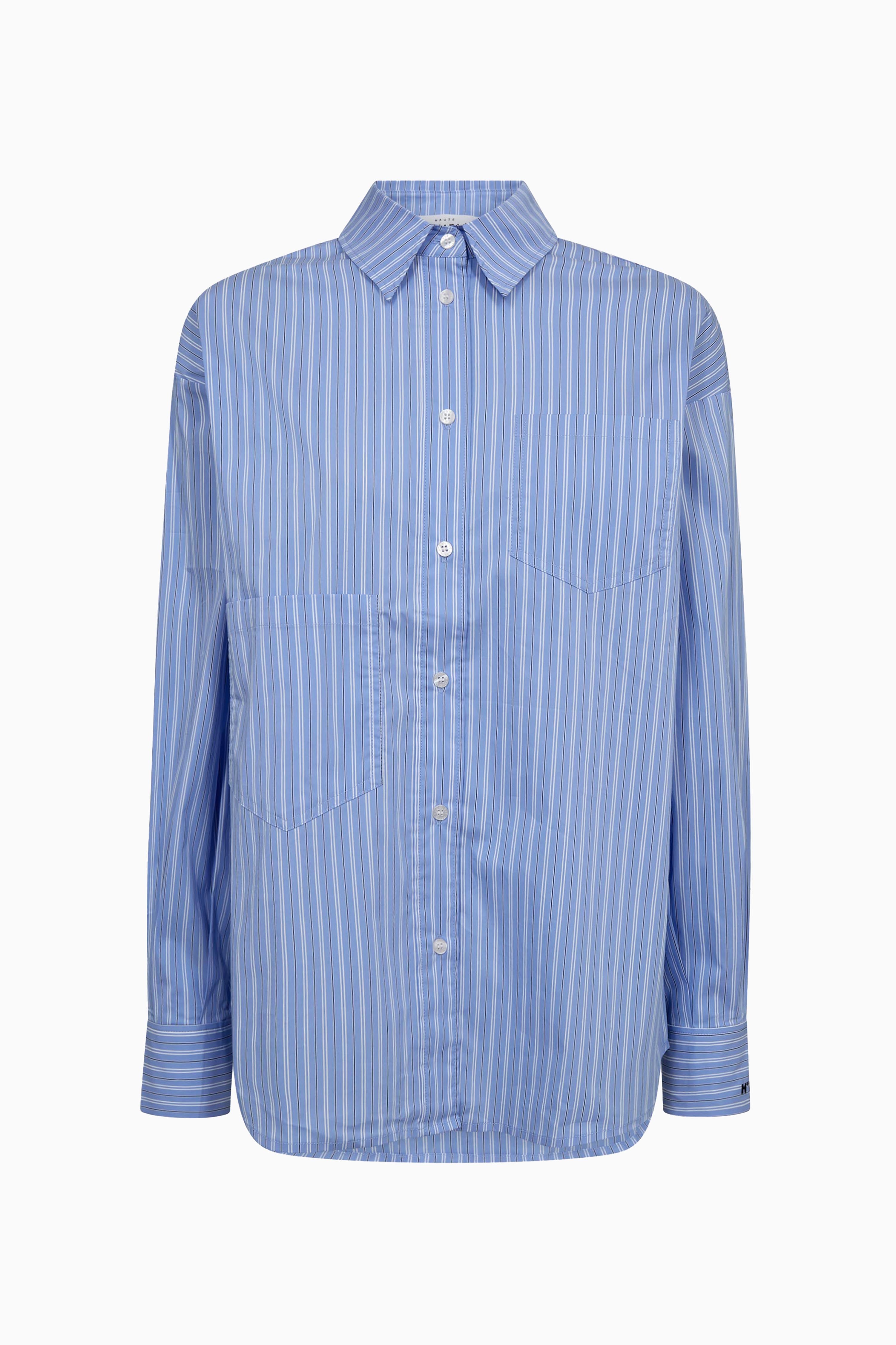 Pocket Stripe Shirt - Blue