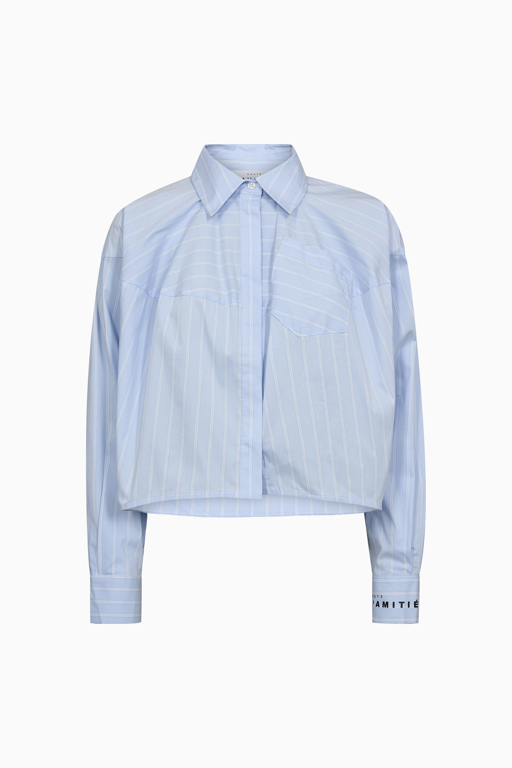 Sophie Stripe Shirt - Pale Blue