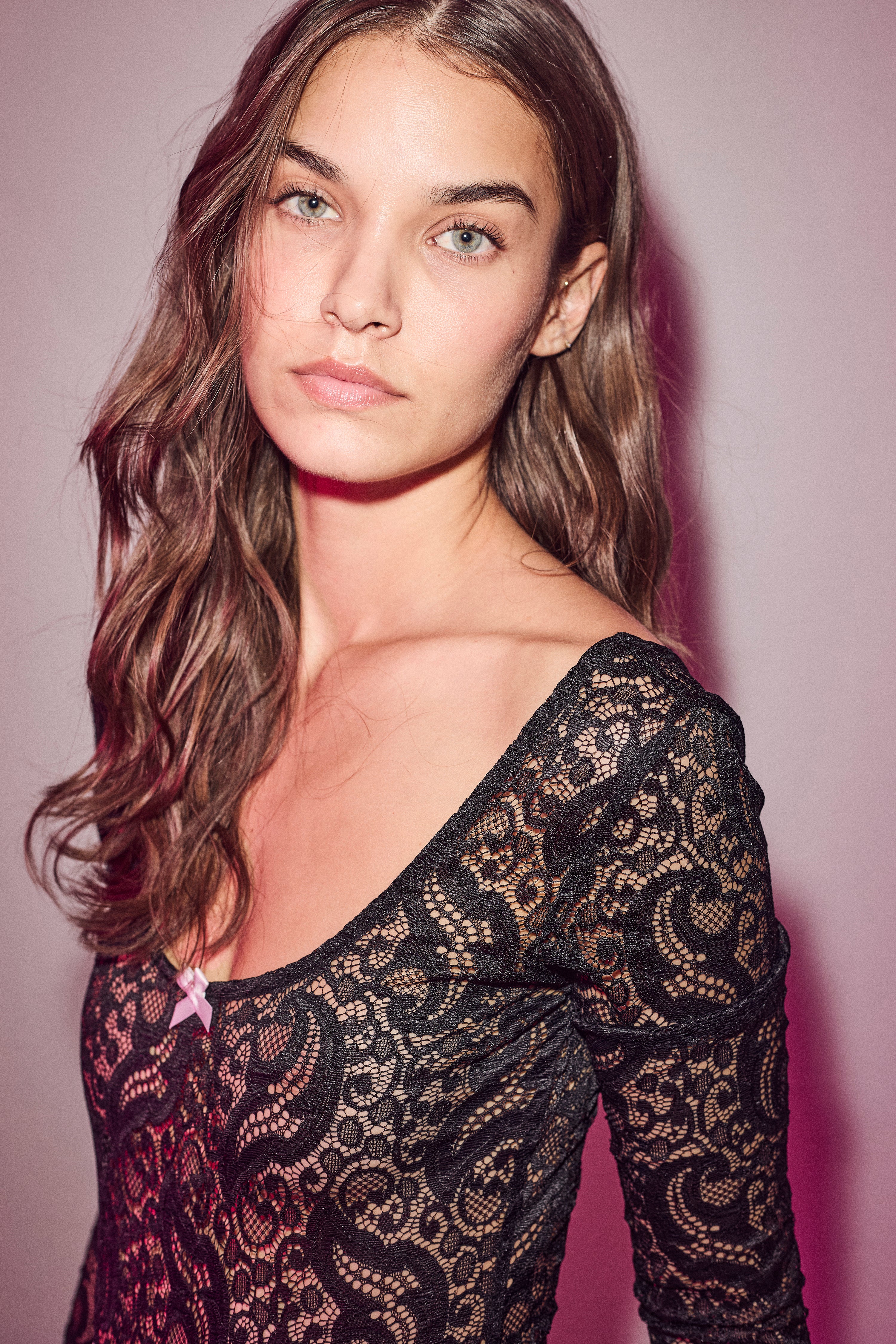 Summer Lace LS Body - Black
