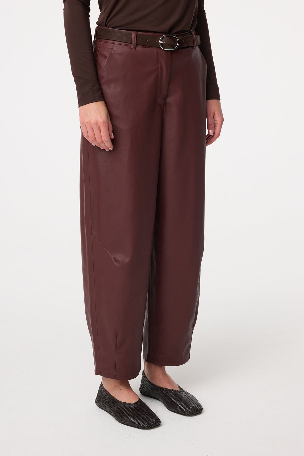 Alba Pants - Burgundy