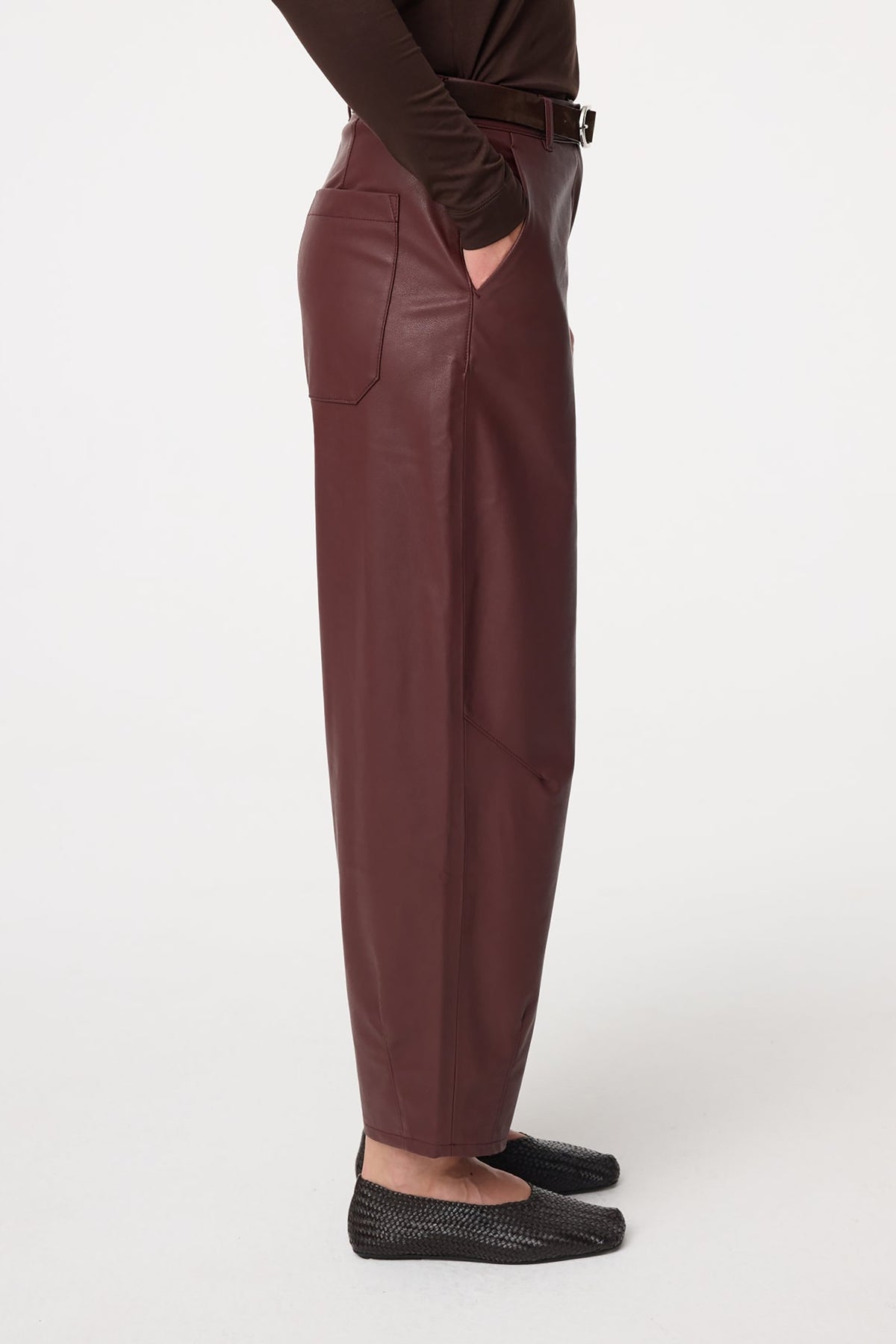 Alba Pants - Burgundy