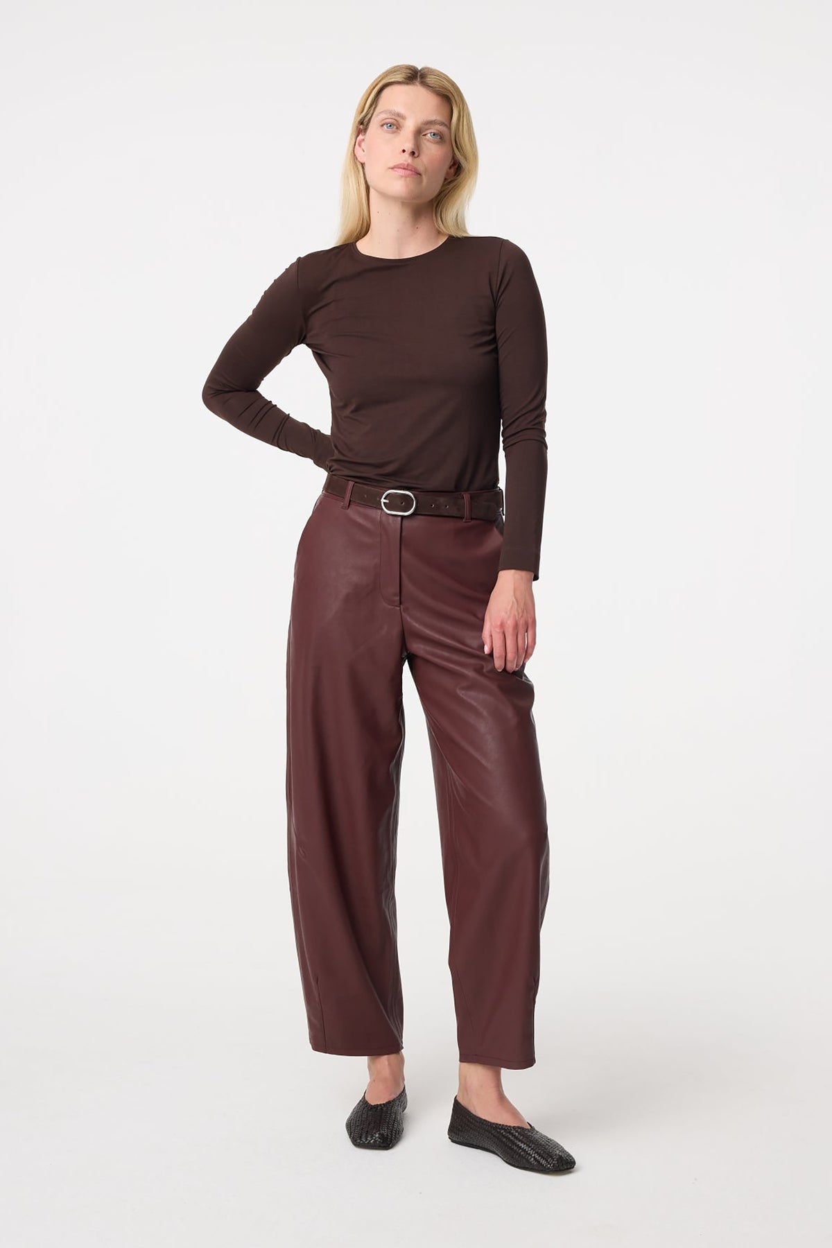 Alba Pants - Burgundy