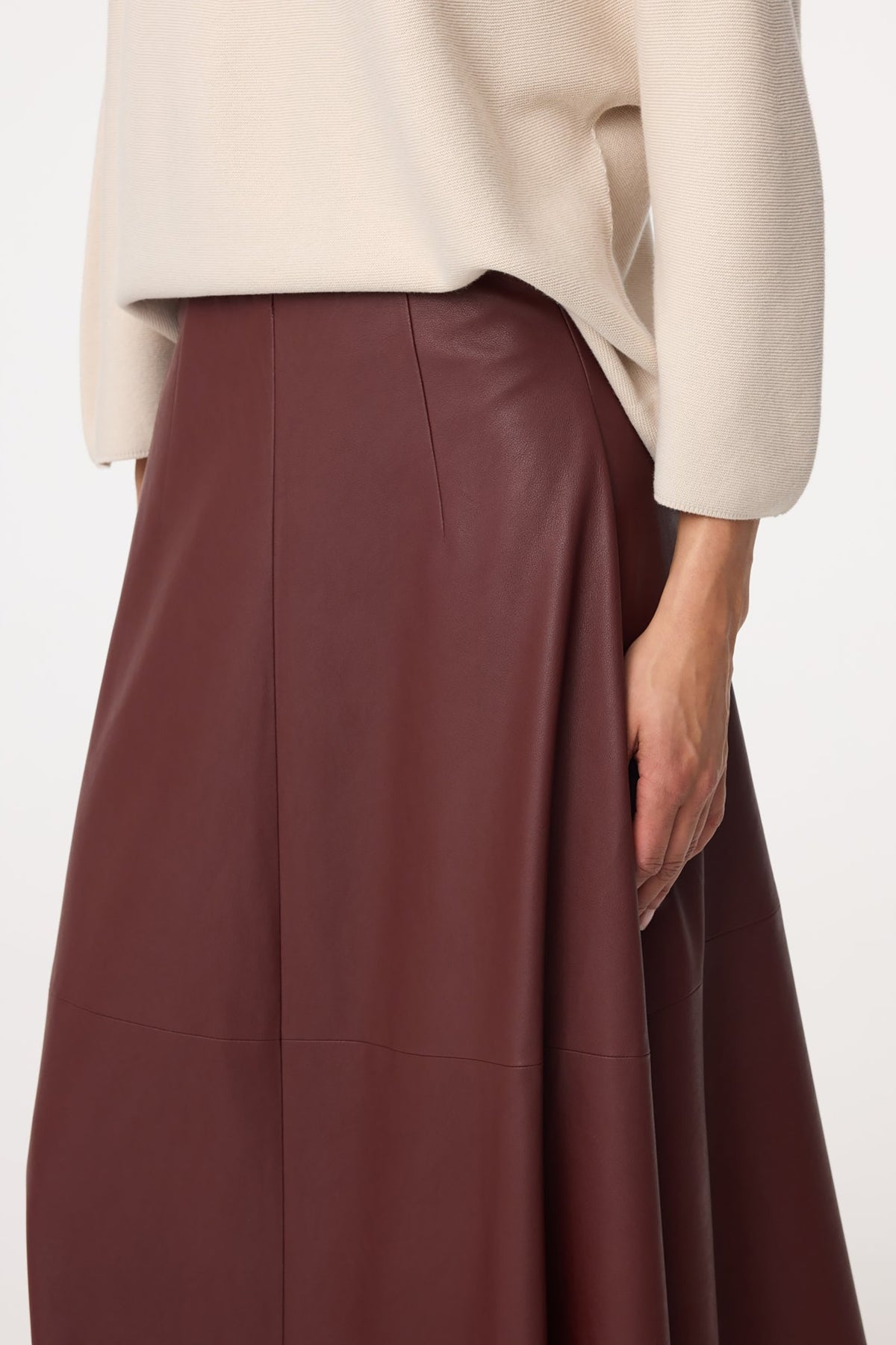 Ayla Skirt - Burgundy