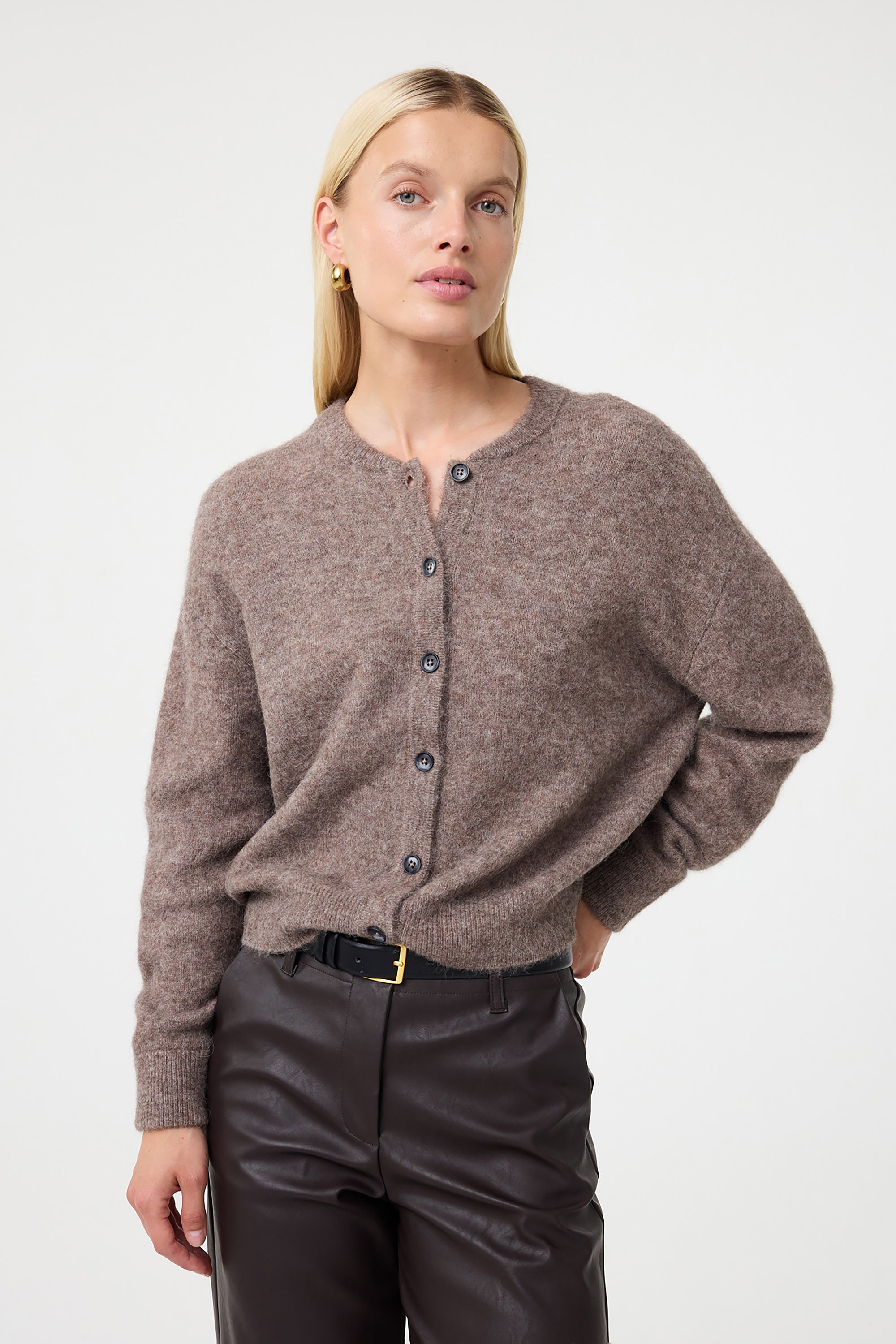  Britney Cardigan - Walnut - RUM Amsterdam