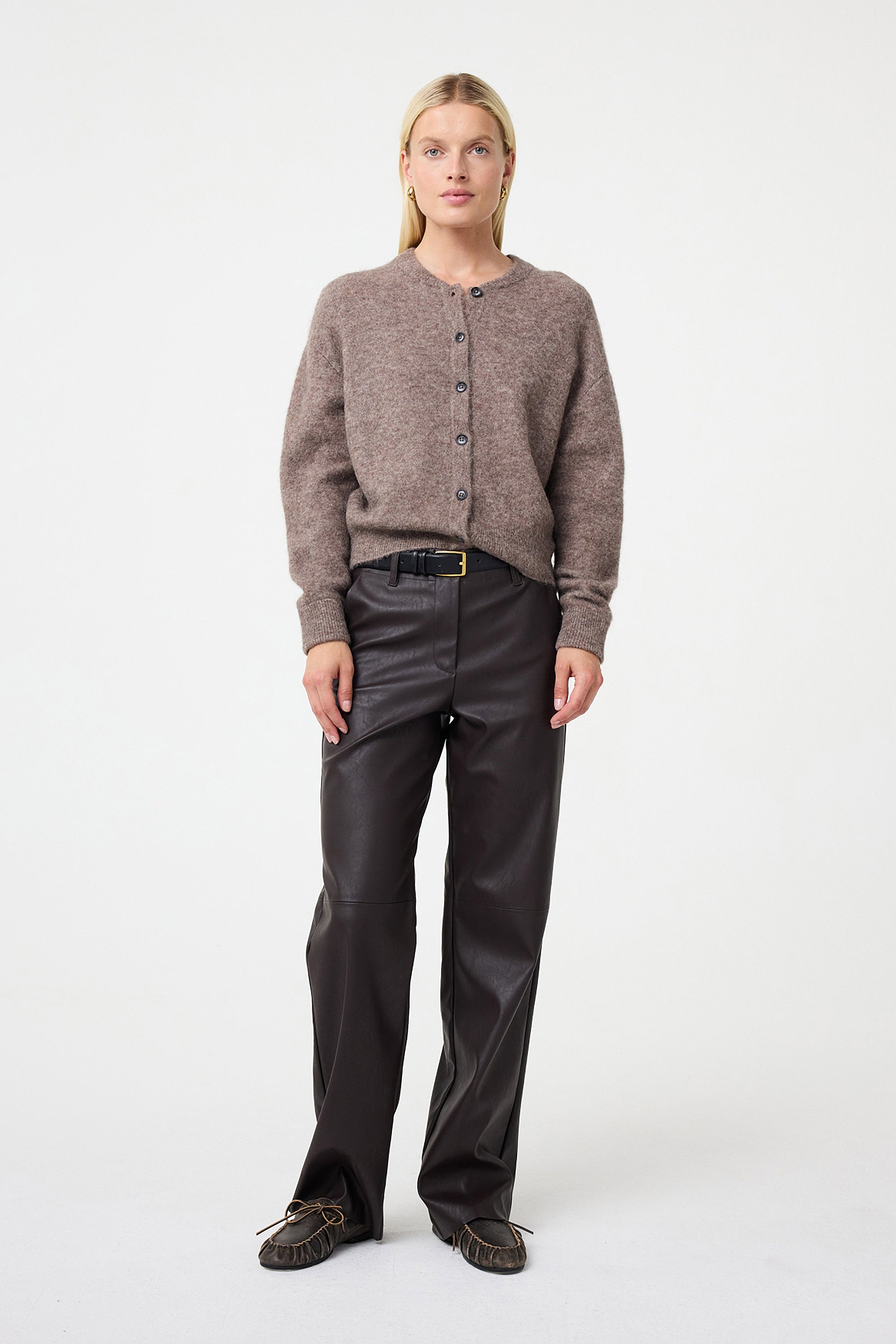  Britney Cardigan - Walnut - RUM Amsterdam