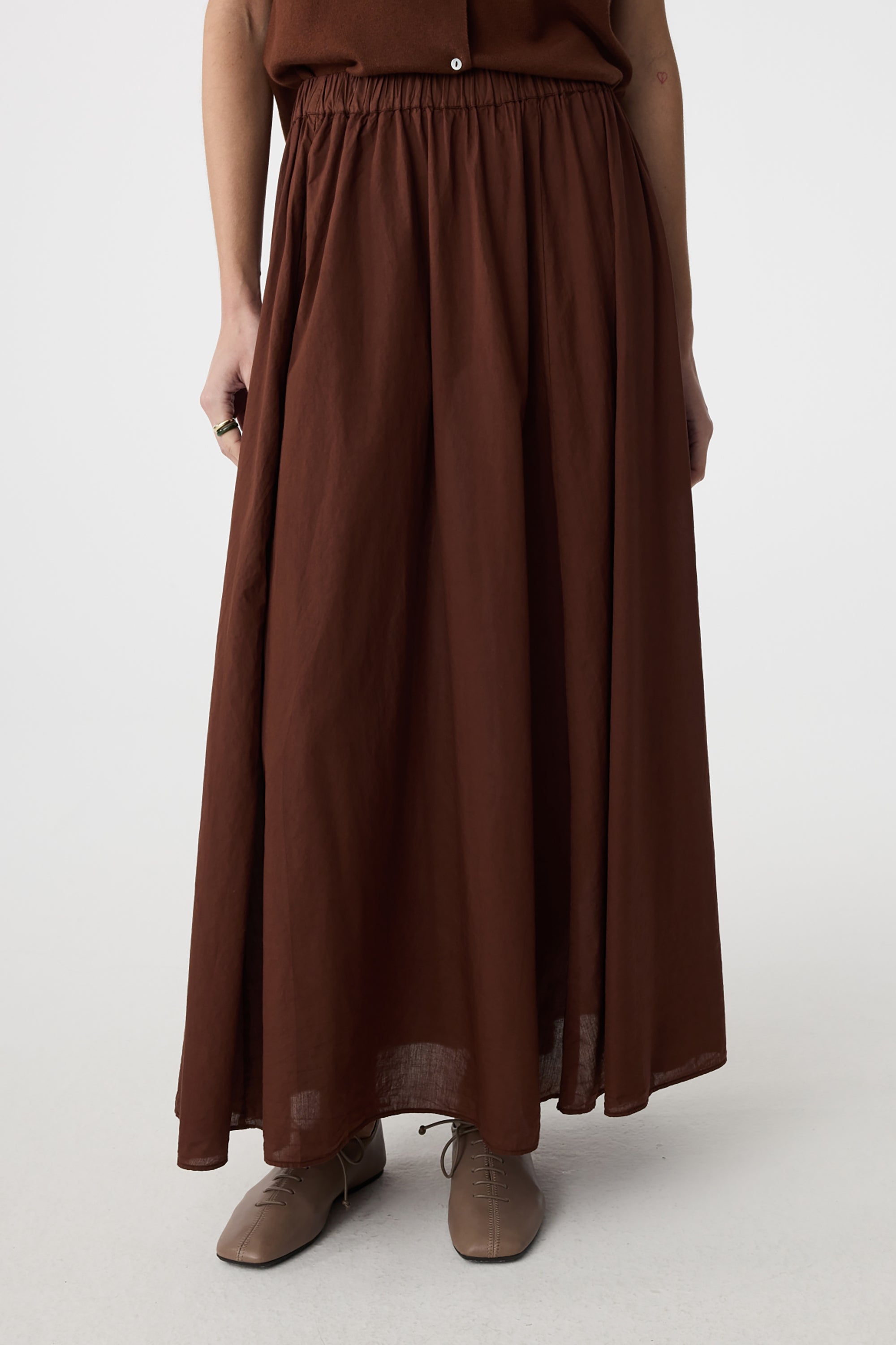 Cato Skirt - Mid Brown