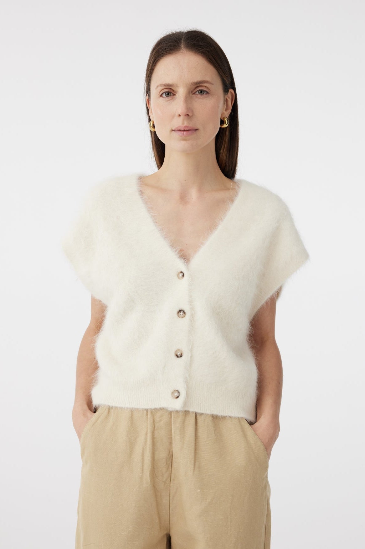 Knit-ted Constanze Cardigan - Off White